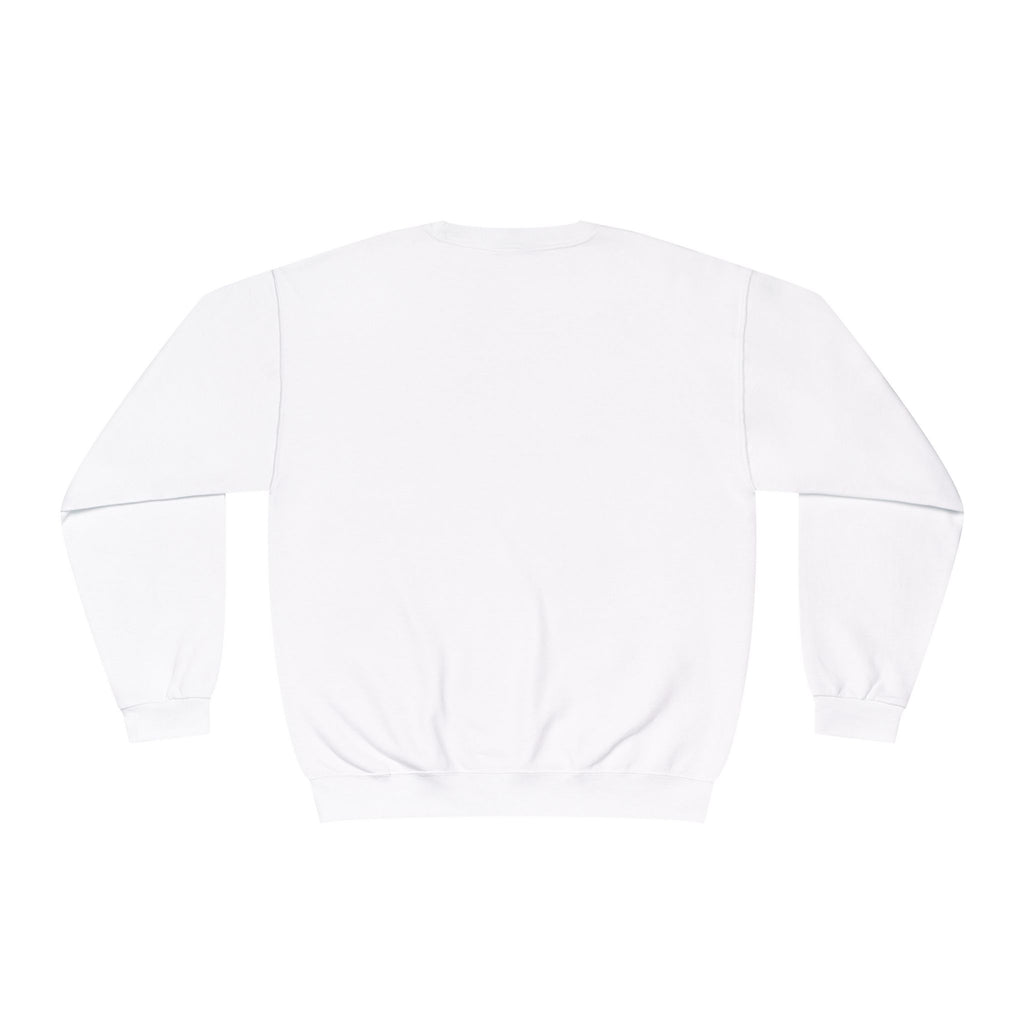 Classic White Crewneck Sweatshirt — Unisex Pullover