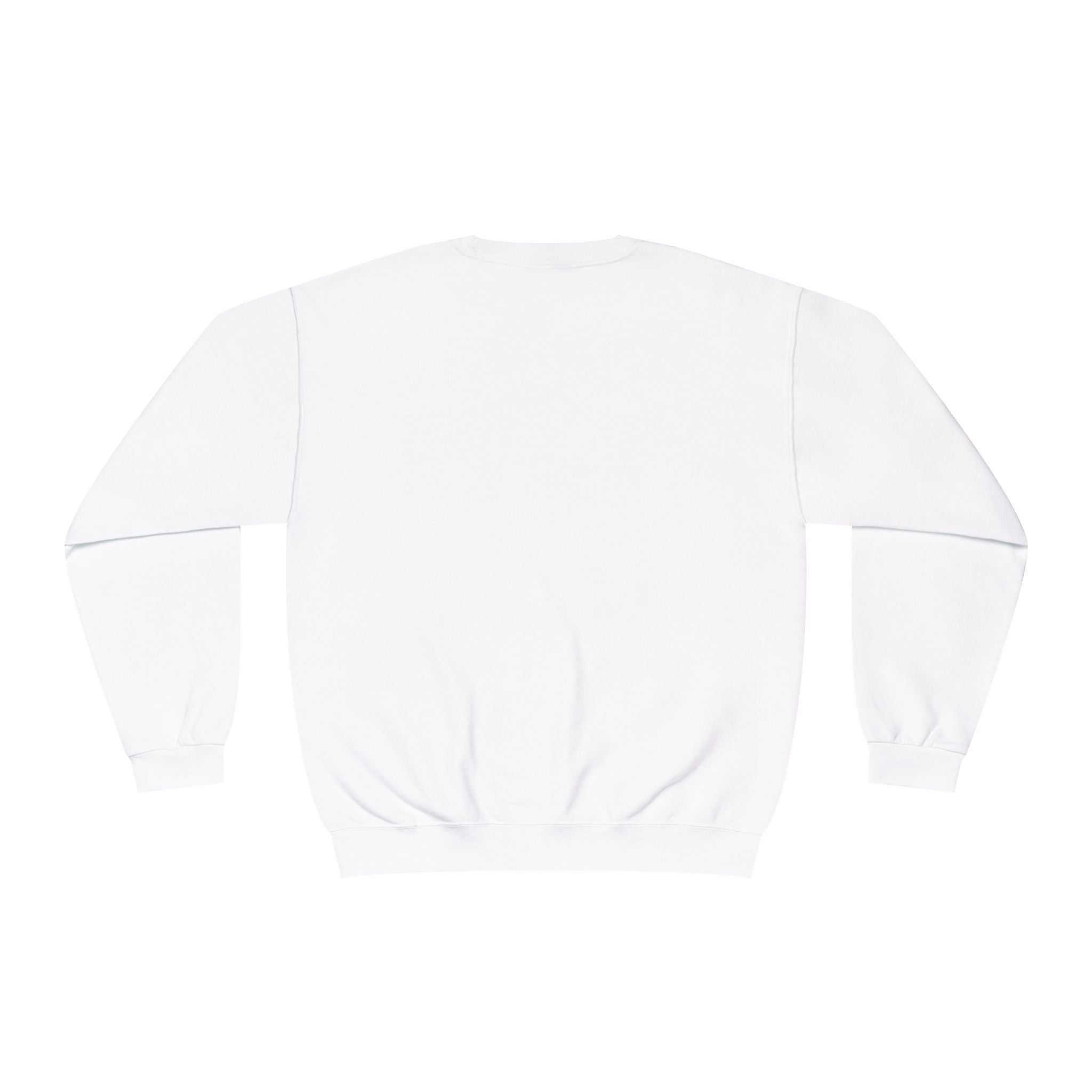 Classic White Crewneck Sweatshirt — Unisex Pullover