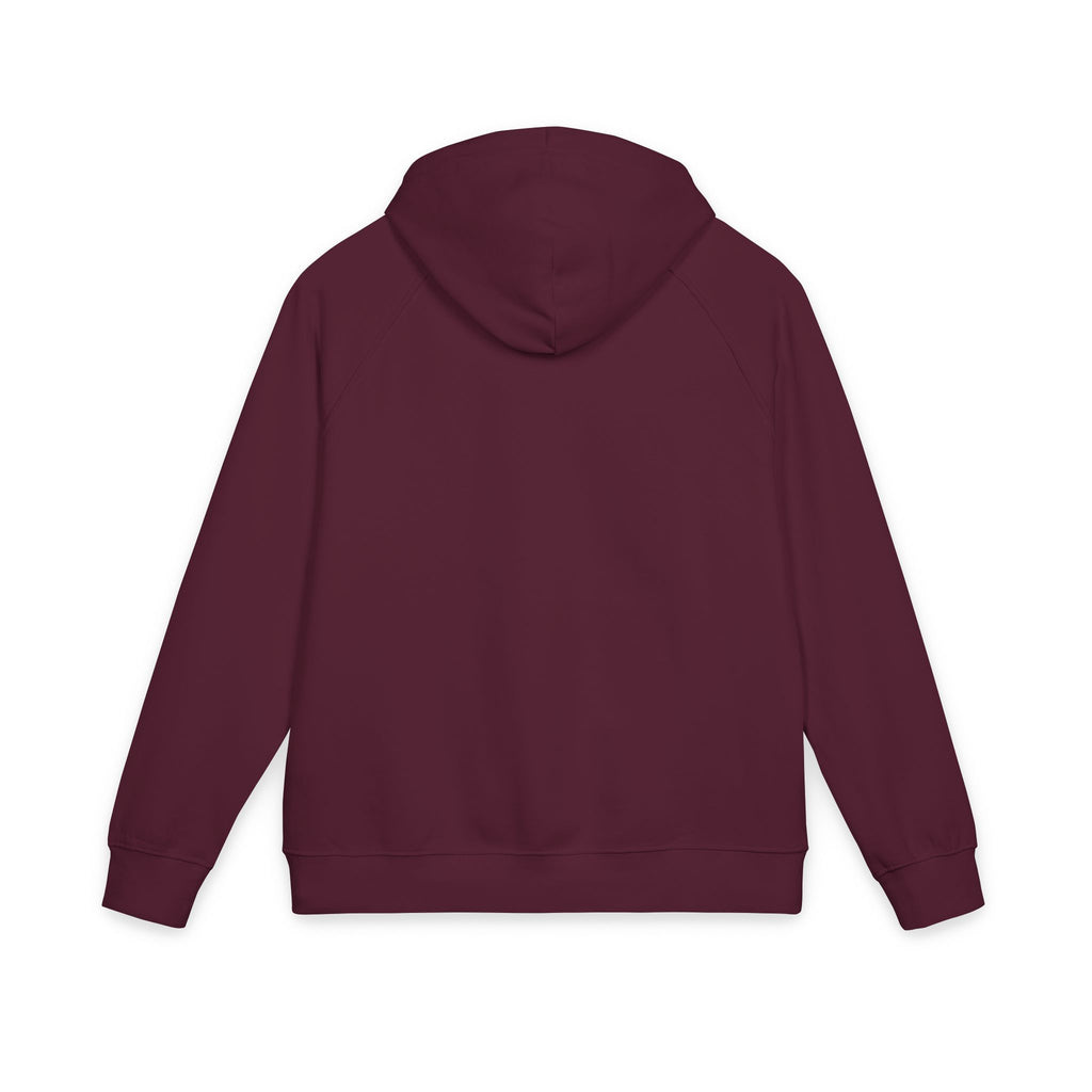 Eco Raglan Hoodie — Embroidered Sustainable Pullover