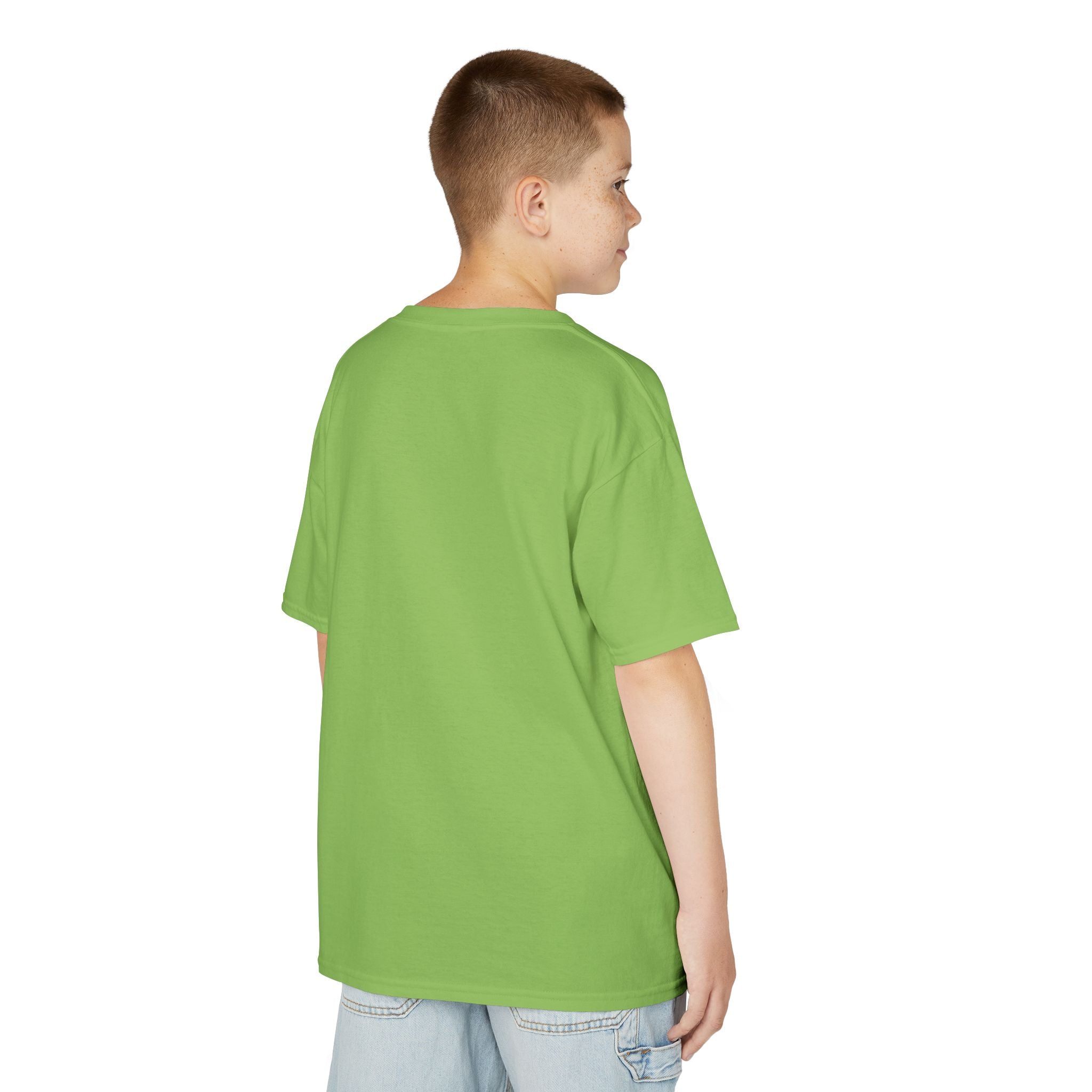Kids T-Shirt — Plain White Heavy Cotton Tee for Boys & Girls