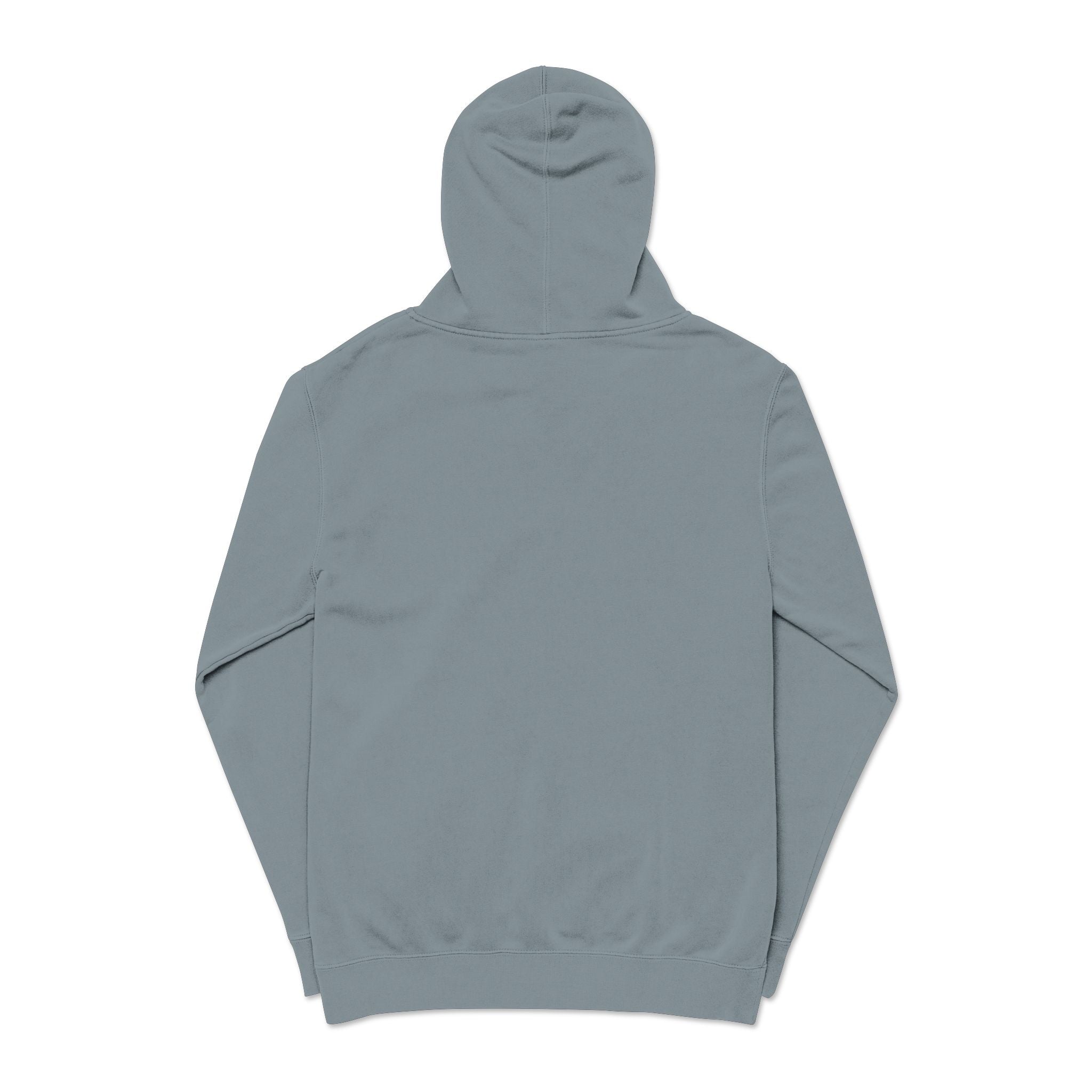 Pigment-Dyed Hoodie — Washed Blush Pullover Hooded Sweatshirt