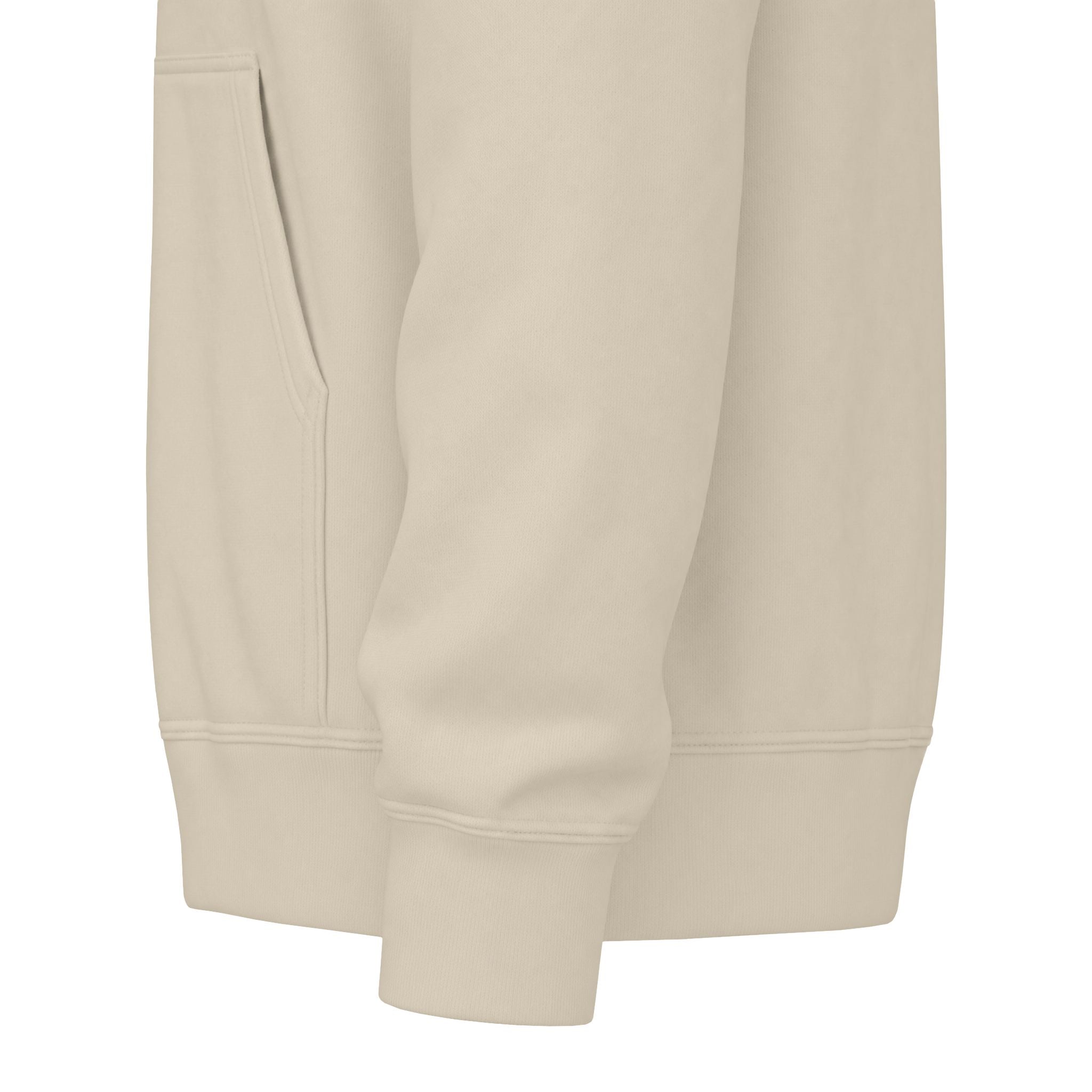 Classic White Fleece Hoodie – Soft Midweight Pullover