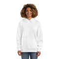All-Over Print Fashion Hoodie – Customizable Blank White Streetwear Pullover