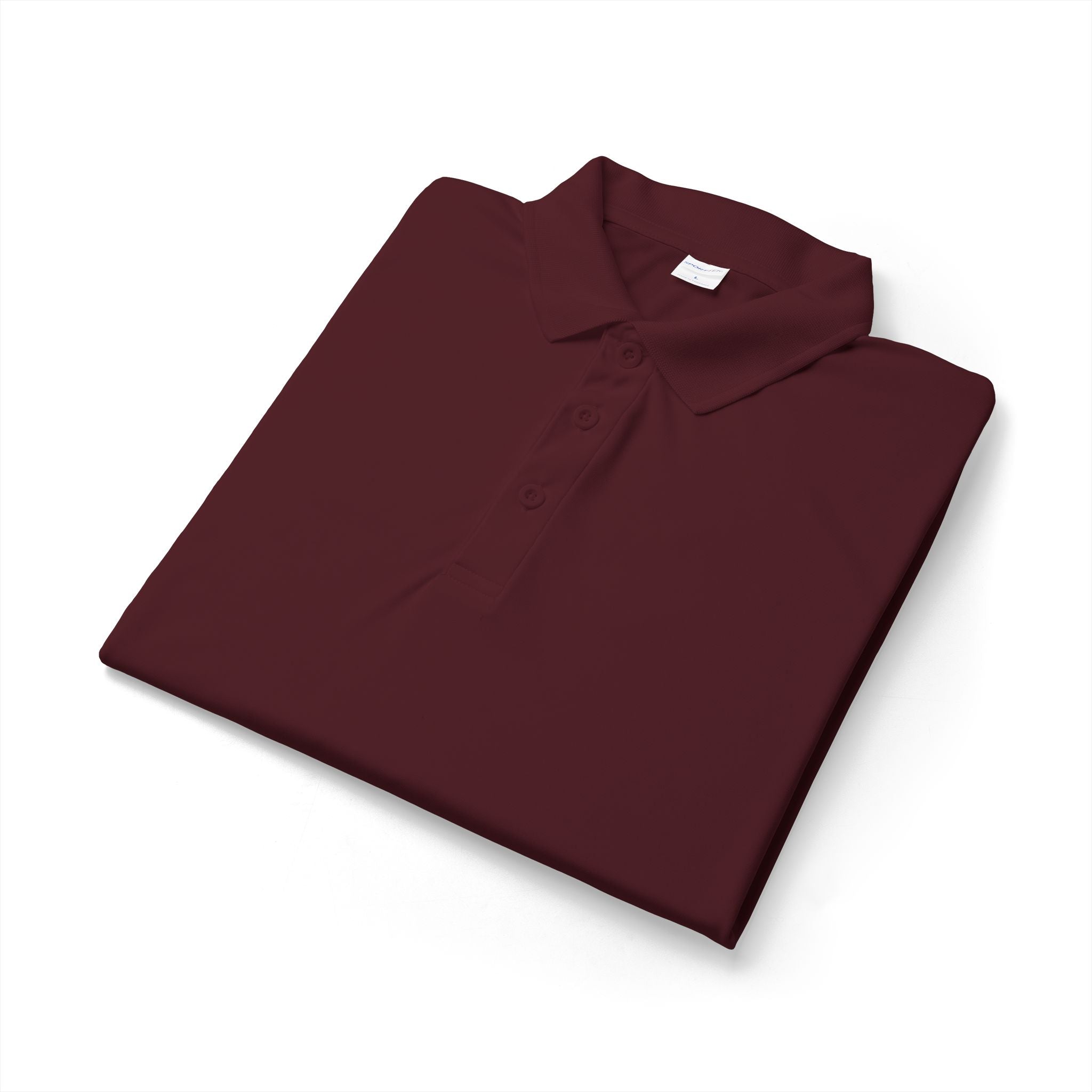 Men's White Performance Polo Shirt - Moisture-Wicking Sport-Tek Style