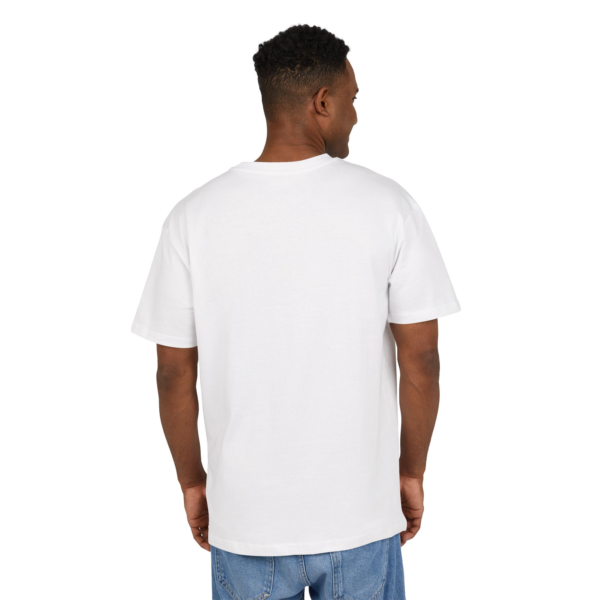 Oversized White Tee — Minimal Blank Heavy Cotton Oversize Shirt