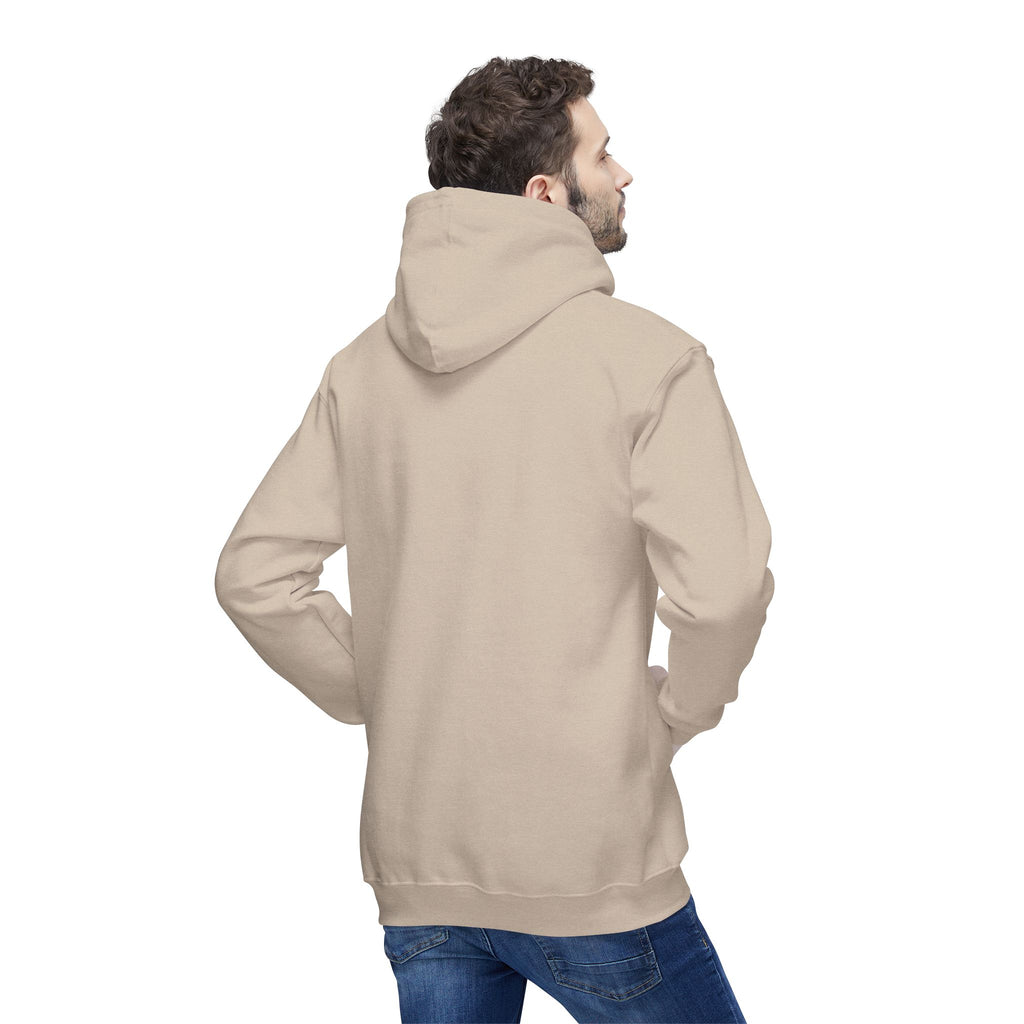 Classic White Hoodie — Made in USA Unisex Hooded Sweatshirt