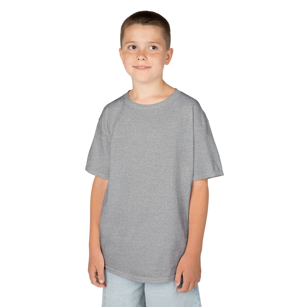 Kids T-Shirt — Plain White Heavy Cotton Tee for Boys & Girls