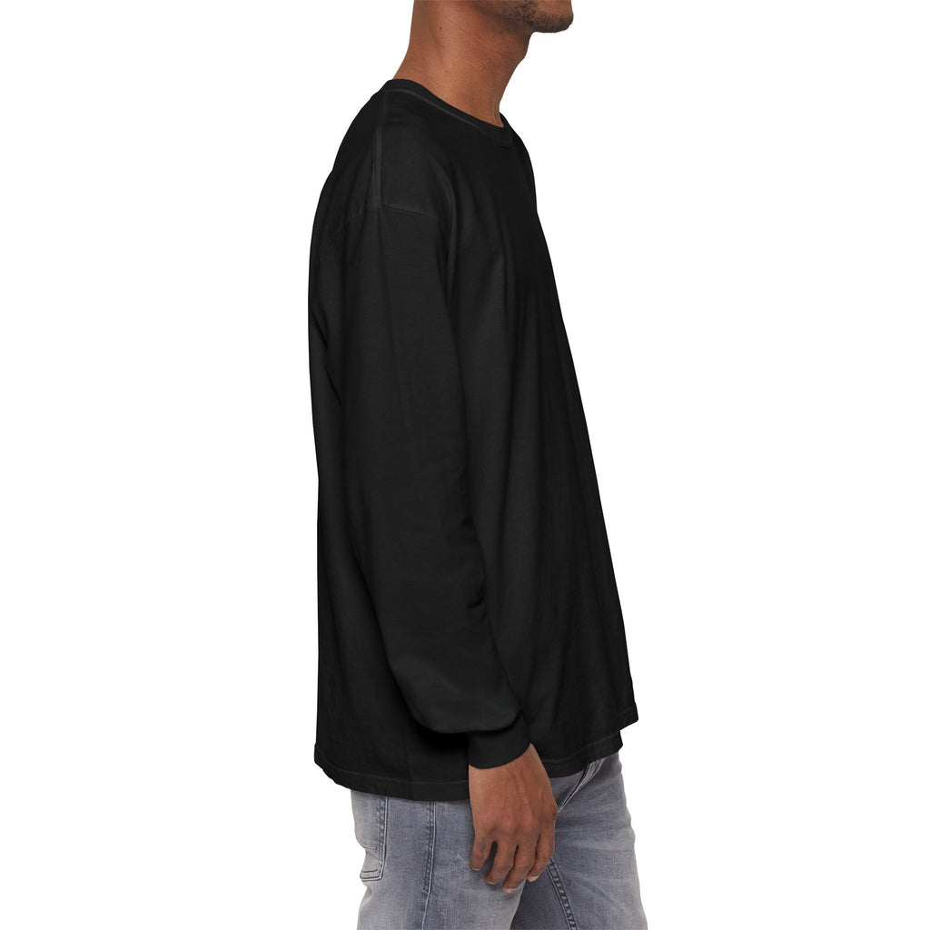 Long Sleeve T-Shirt — Classic White Garment-Dyed Tee