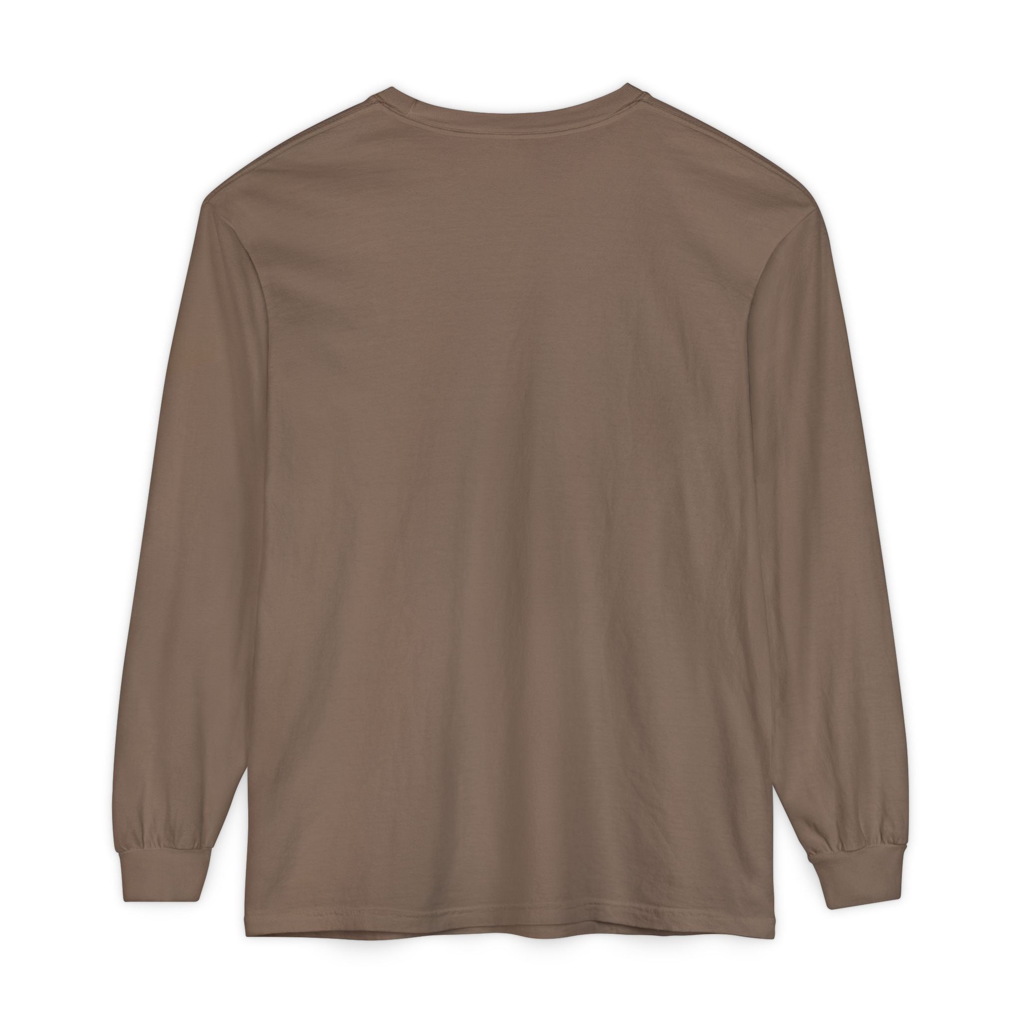 Long Sleeve T-Shirt — Classic White Garment-Dyed Tee