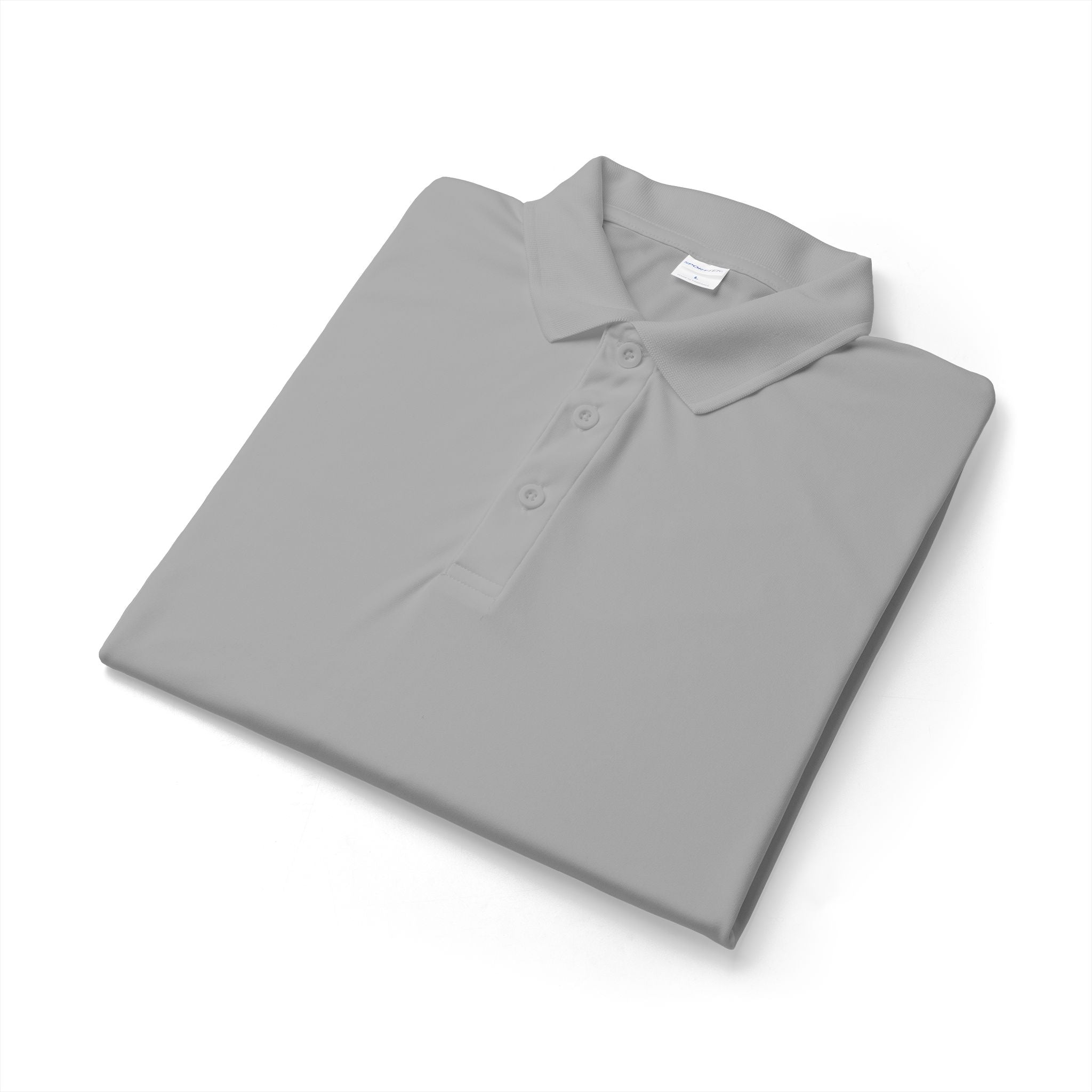 Men's White Performance Polo Shirt - Moisture-Wicking Sport-Tek Style
