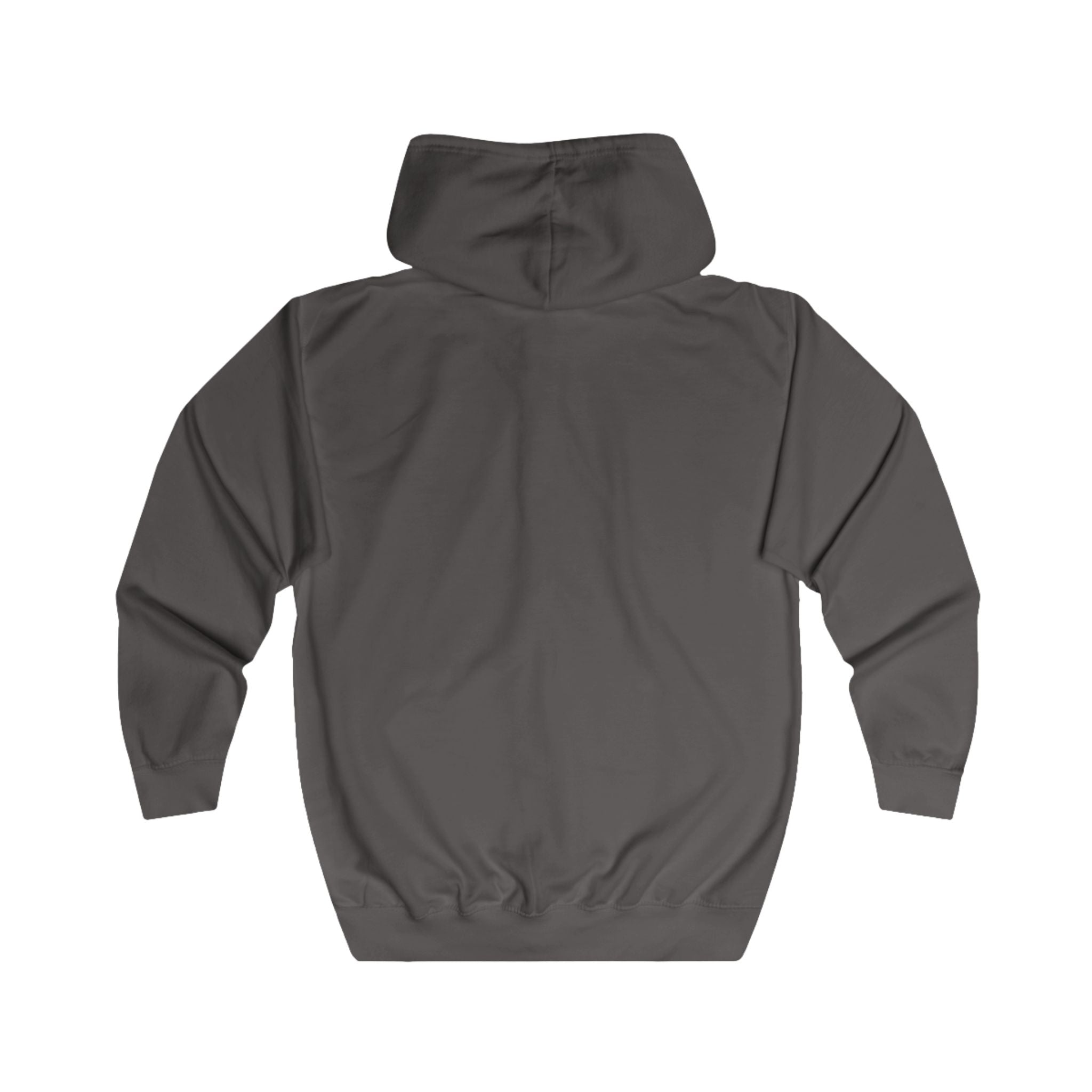 Full Zip Hoodie — Classic White Zip-Up Hoodie