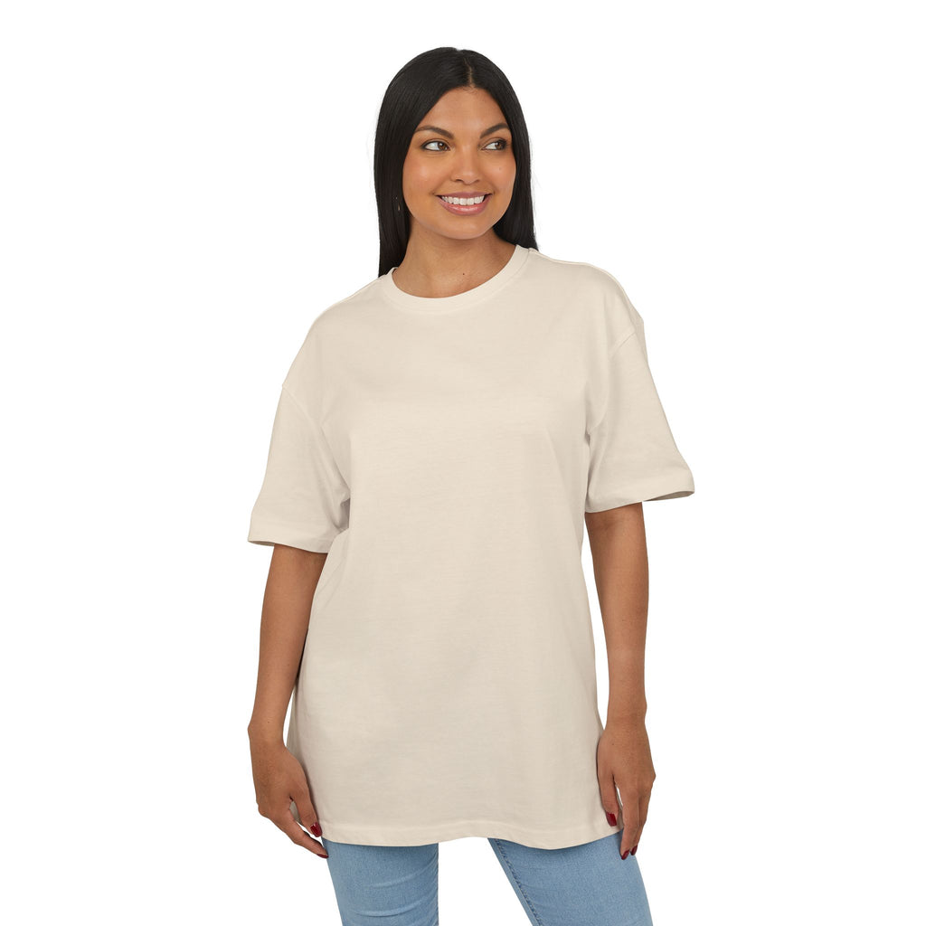 Oversized White Tee — Minimal Blank Heavy Cotton Oversize Shirt