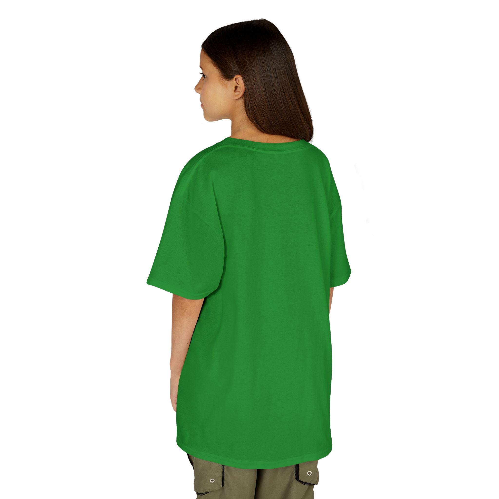 Kids T-Shirt — Plain White Heavy Cotton Tee for Boys & Girls