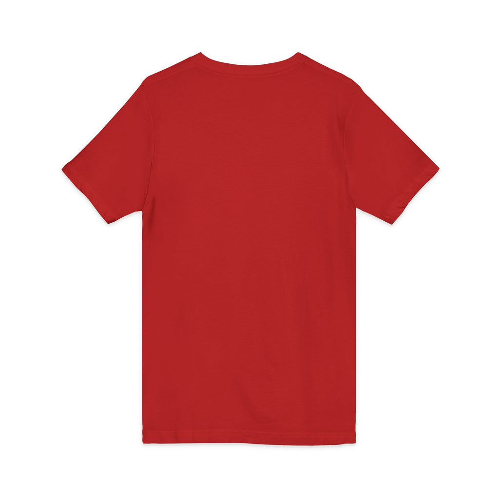 V-Neck Jersey Tee — Classic White Short Sleeve T-Shirt