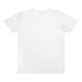 Men’s V-Neck Tee — Classic White Presenter Shirt