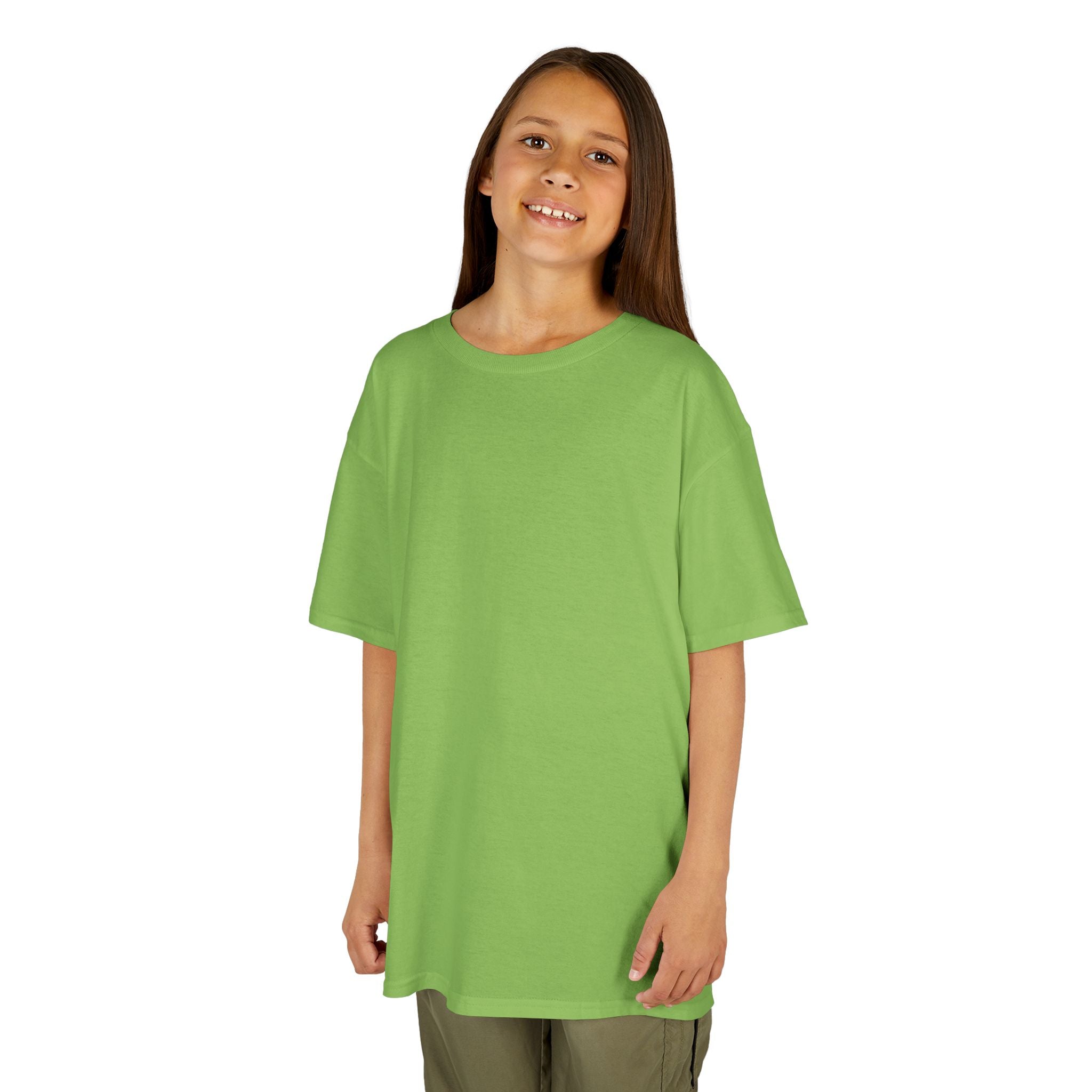 Kids T-Shirt — Plain White Heavy Cotton Tee for Boys & Girls