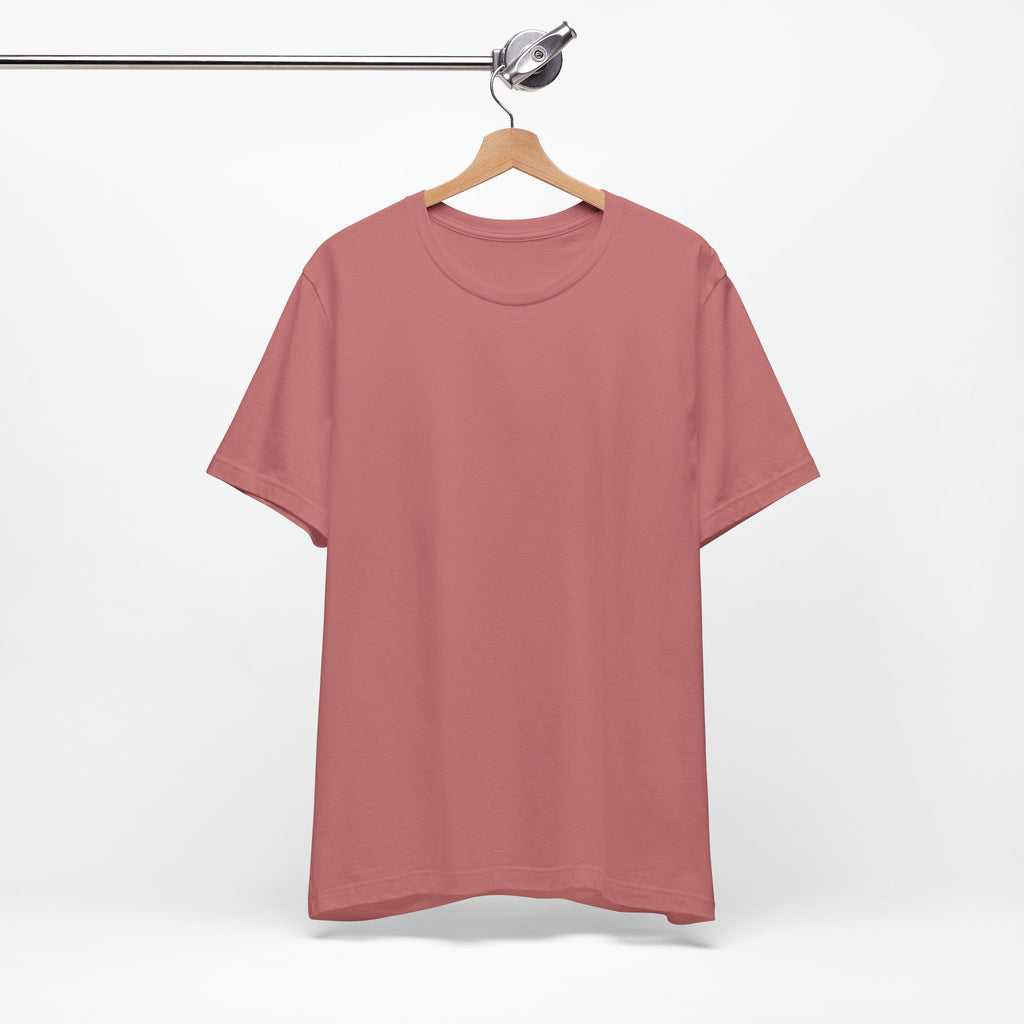 White Short Sleeve Tee — Minimal Classic Crewneck T-Shirt