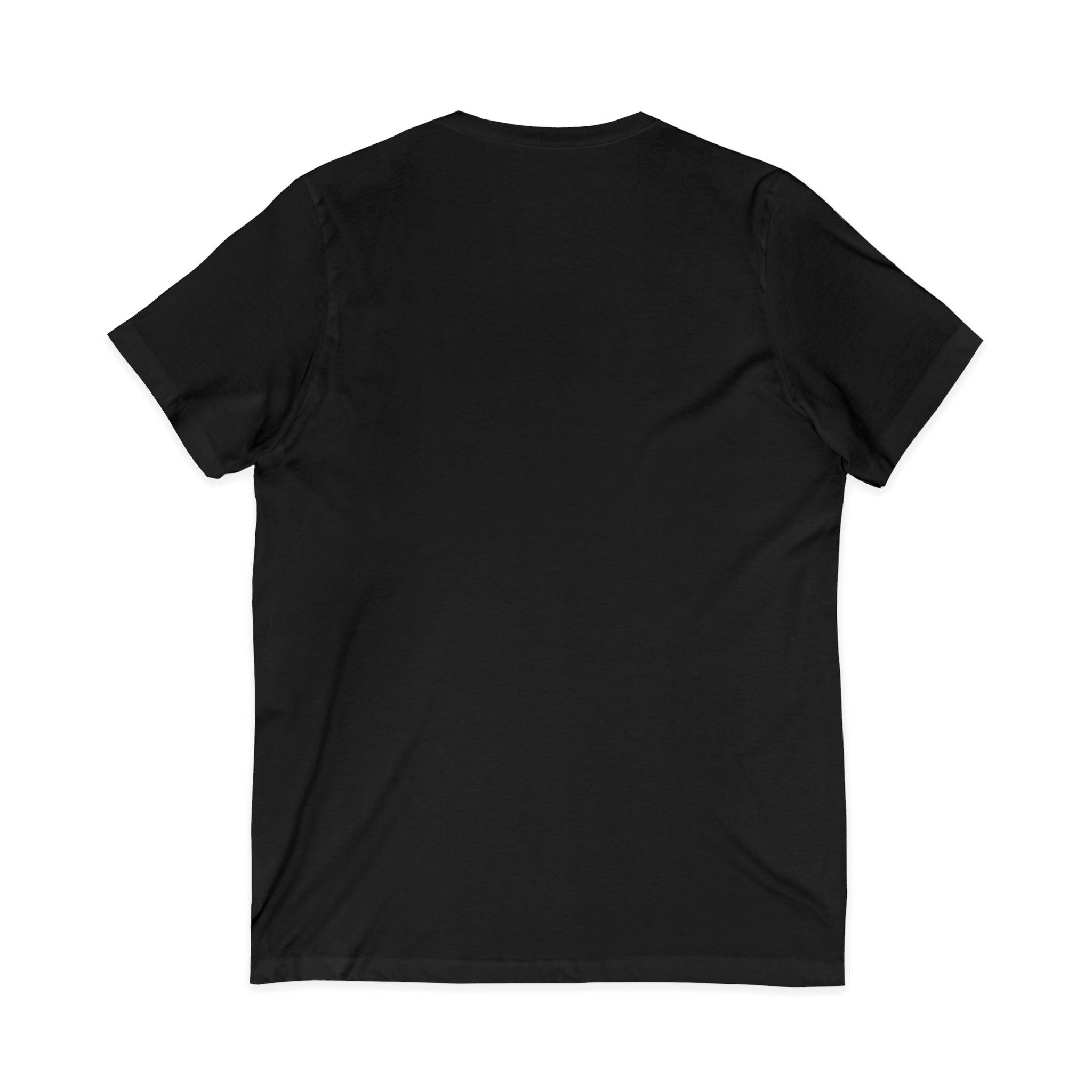 V-Neck Jersey Tee — Classic White Short Sleeve T-Shirt