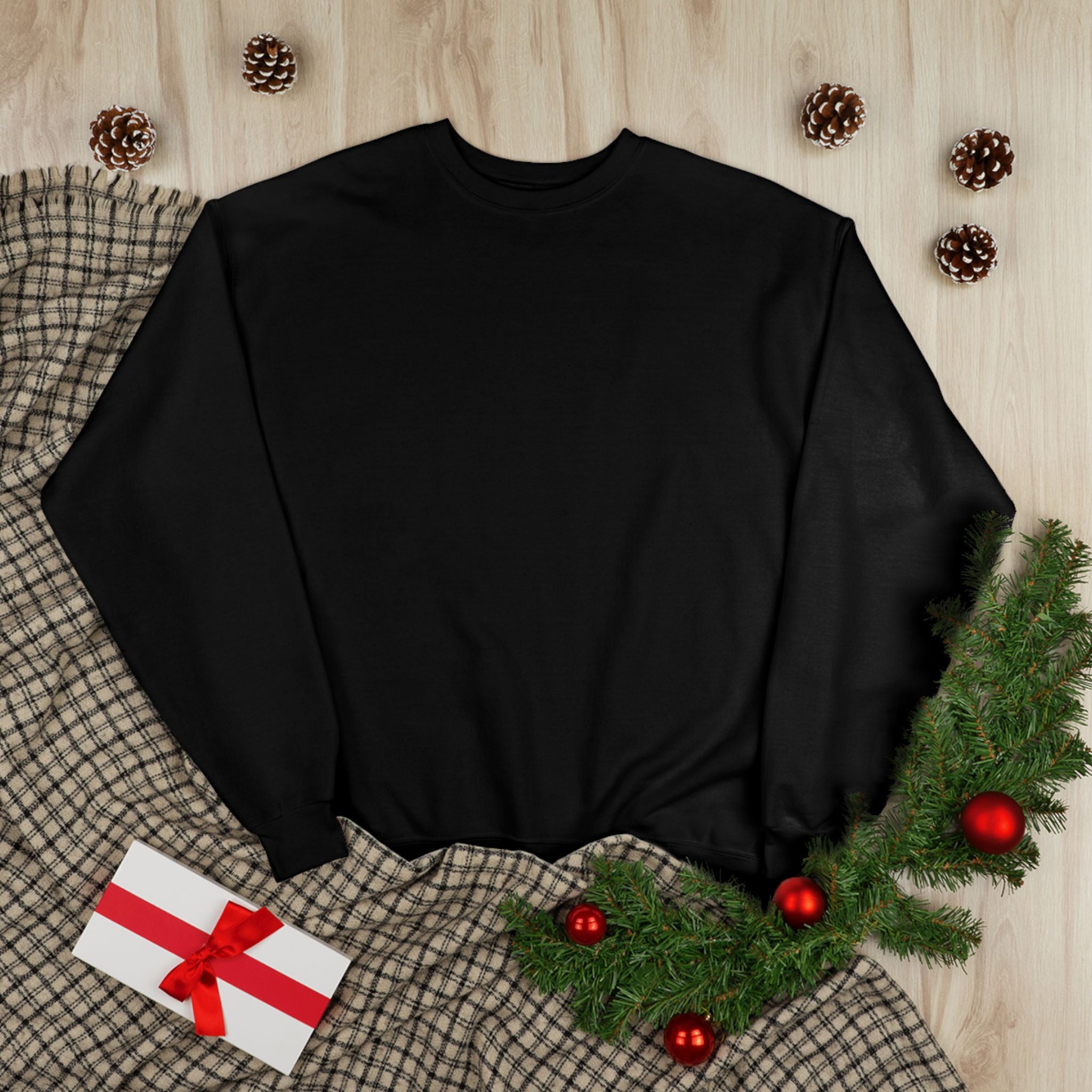 Classic White Crewneck Sweatshirt