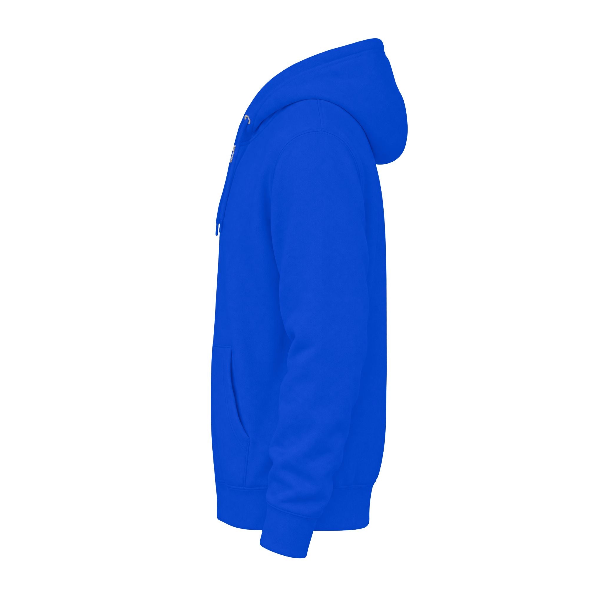 Classic White Zip Hoodie - Plain Full-Zip Hooded Sweatshirt