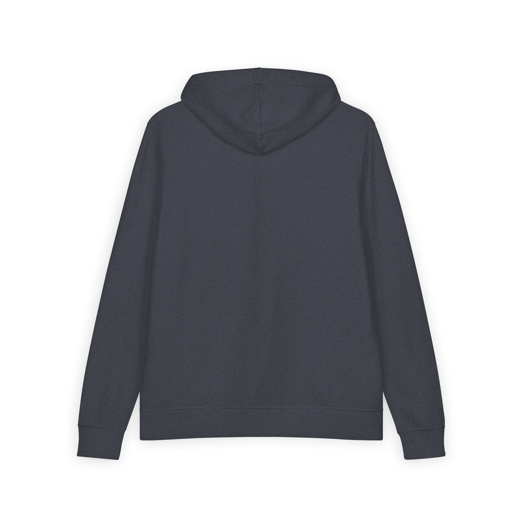 Men's Full-Zip Hoodie — Classic White Re-Fleece Zip-Up