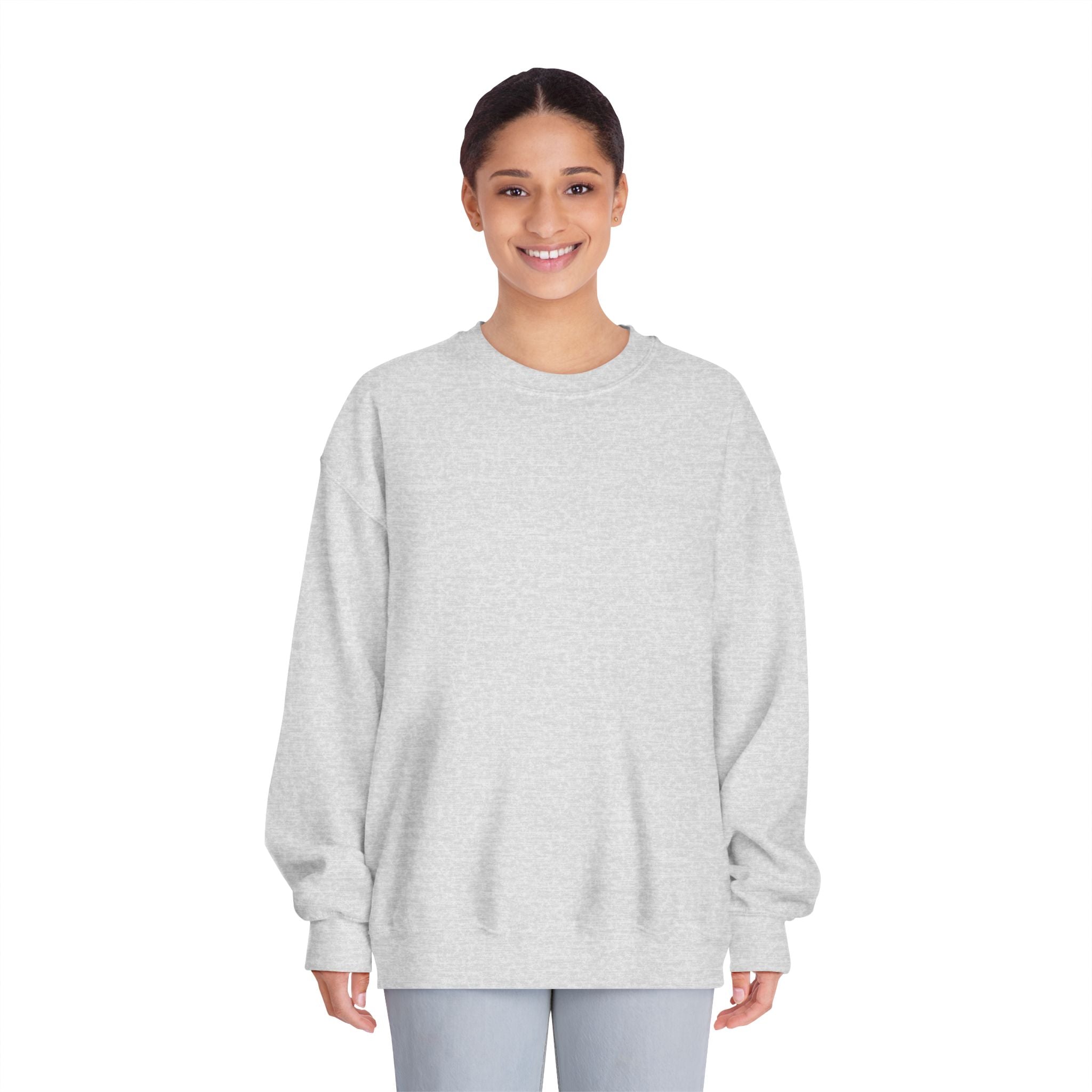 Classic White Crewneck Sweatshirt