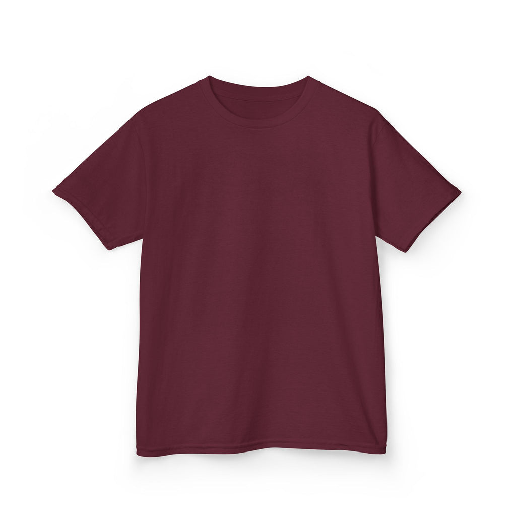 Kids T-Shirt — Plain White Heavy Cotton Tee for Boys & Girls