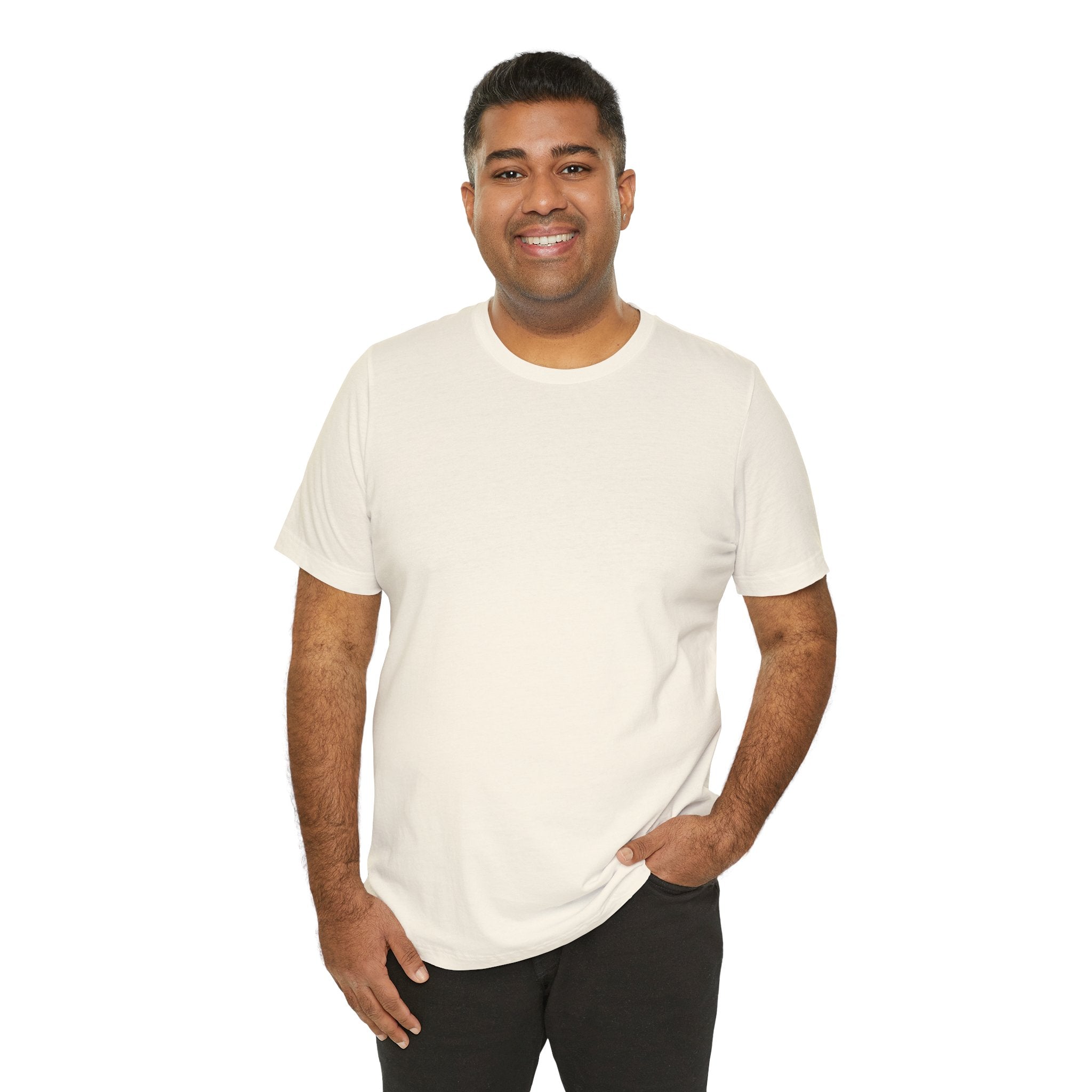 Classic White Tee — Unisex Jersey Short Sleeve T-Shirt