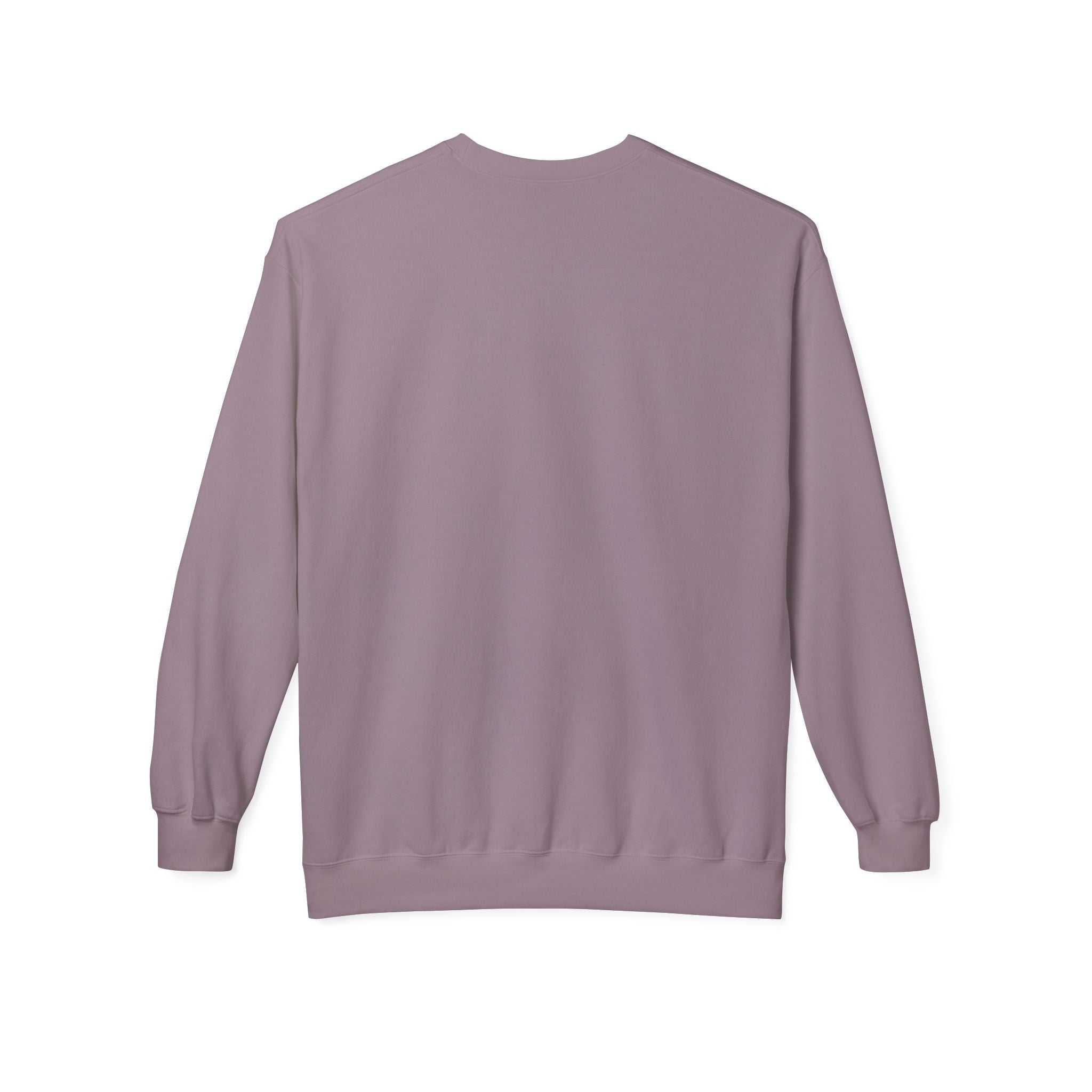 Classic White Crewneck Sweatshirt — Unisex Midweight Fleece