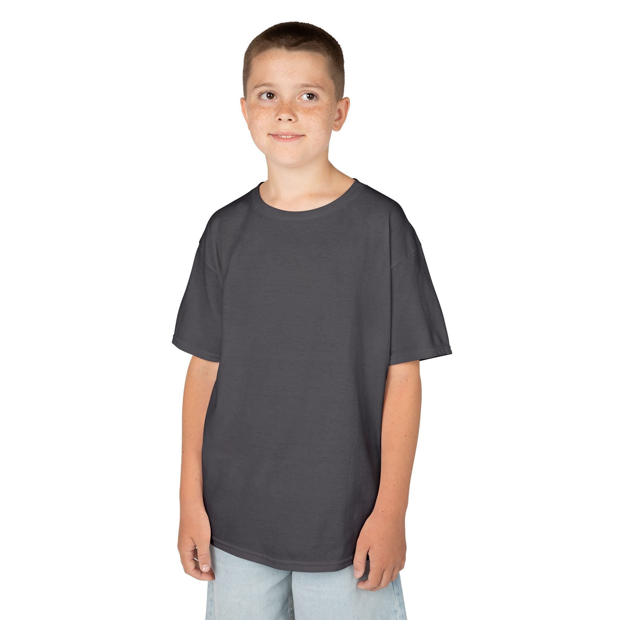 Kids T-Shirt — Plain White Heavy Cotton Tee for Boys & Girls