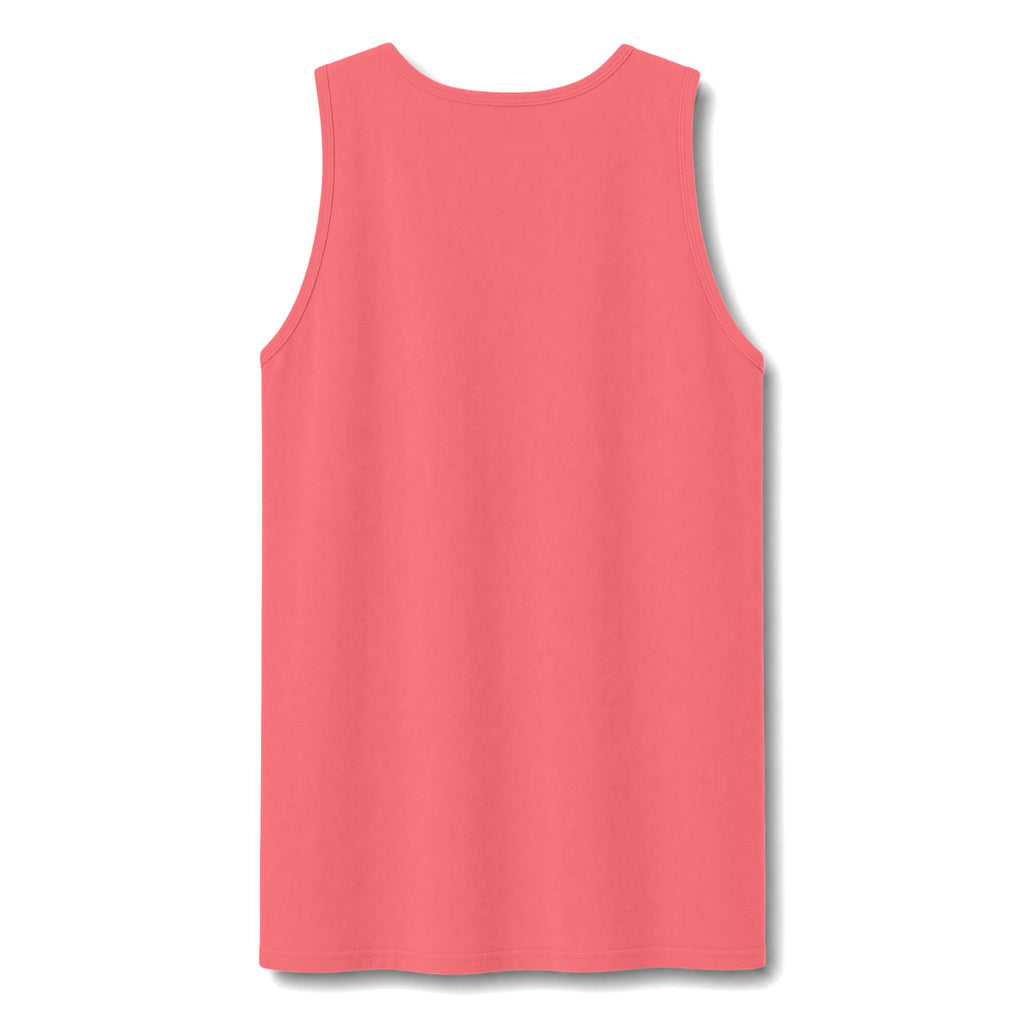 Garment-Dyed Tank Top — Washed Vintage Cotton Sleeveless Tee