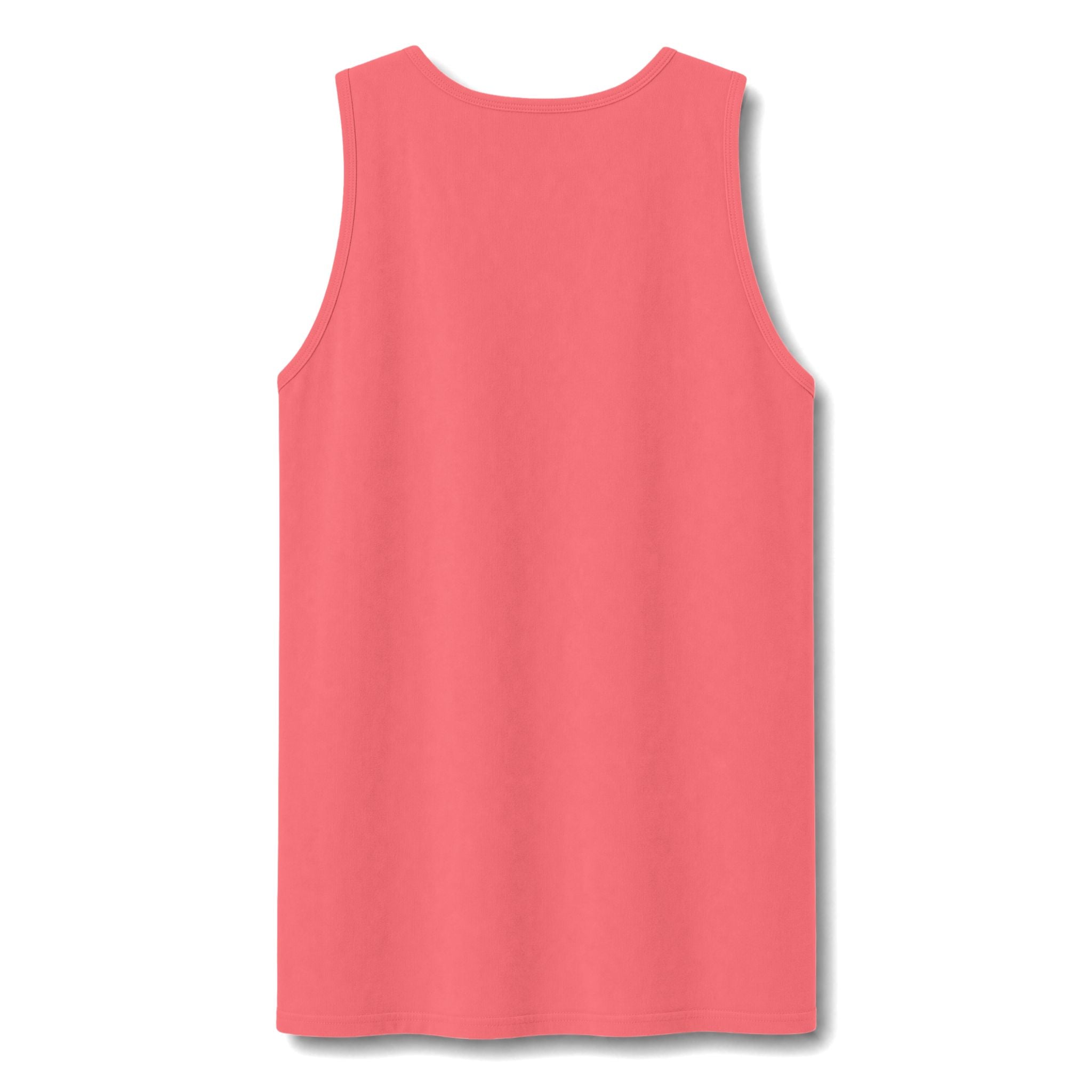 Garment-Dyed Tank Top — Washed Vintage Cotton Sleeveless Tee