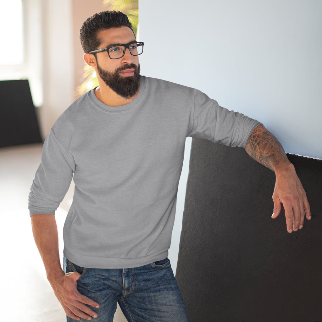 Classic White Crewneck Sweatshirt — Minimal Everyday Pullover