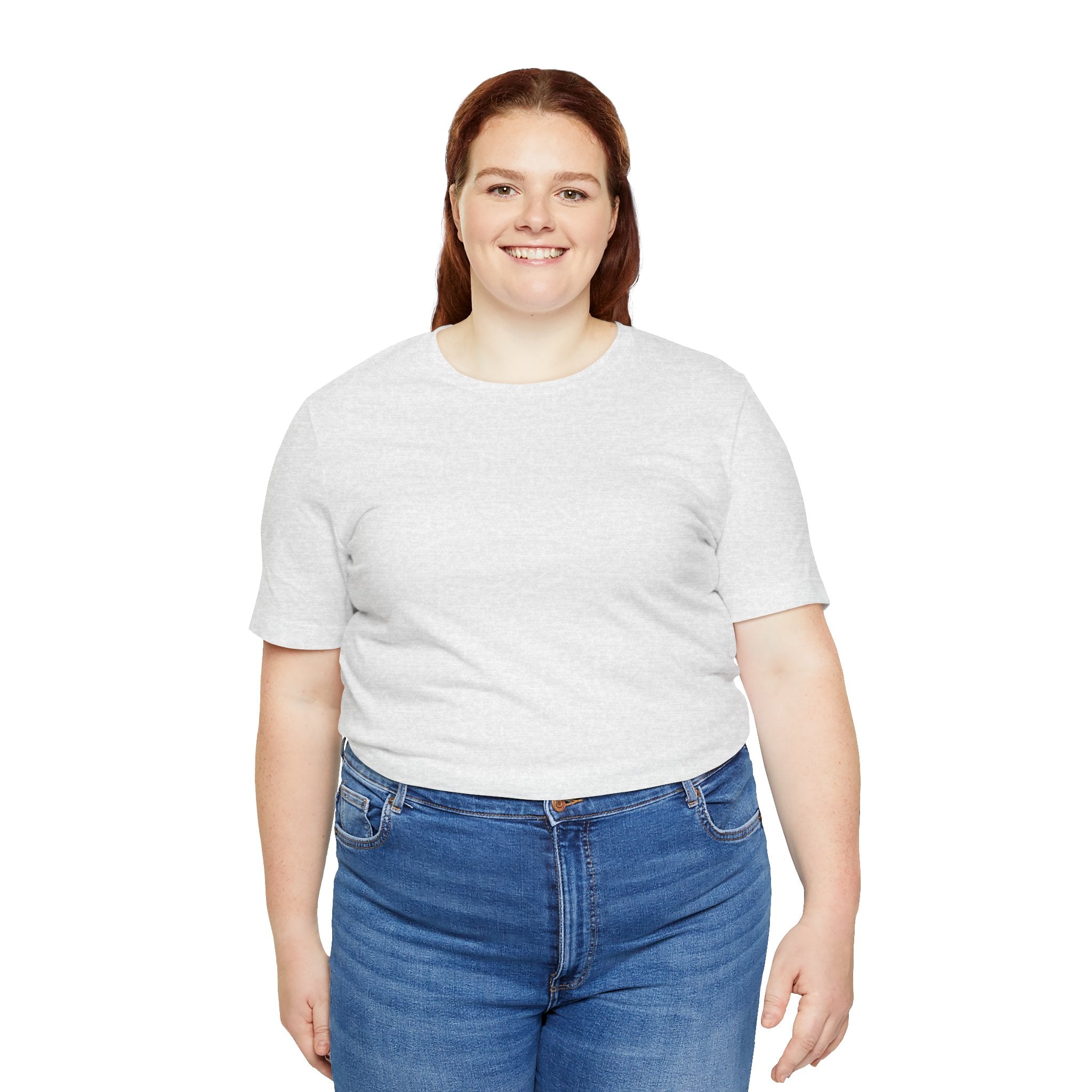 White Short Sleeve Tee — Minimal Classic Crewneck T-Shirt