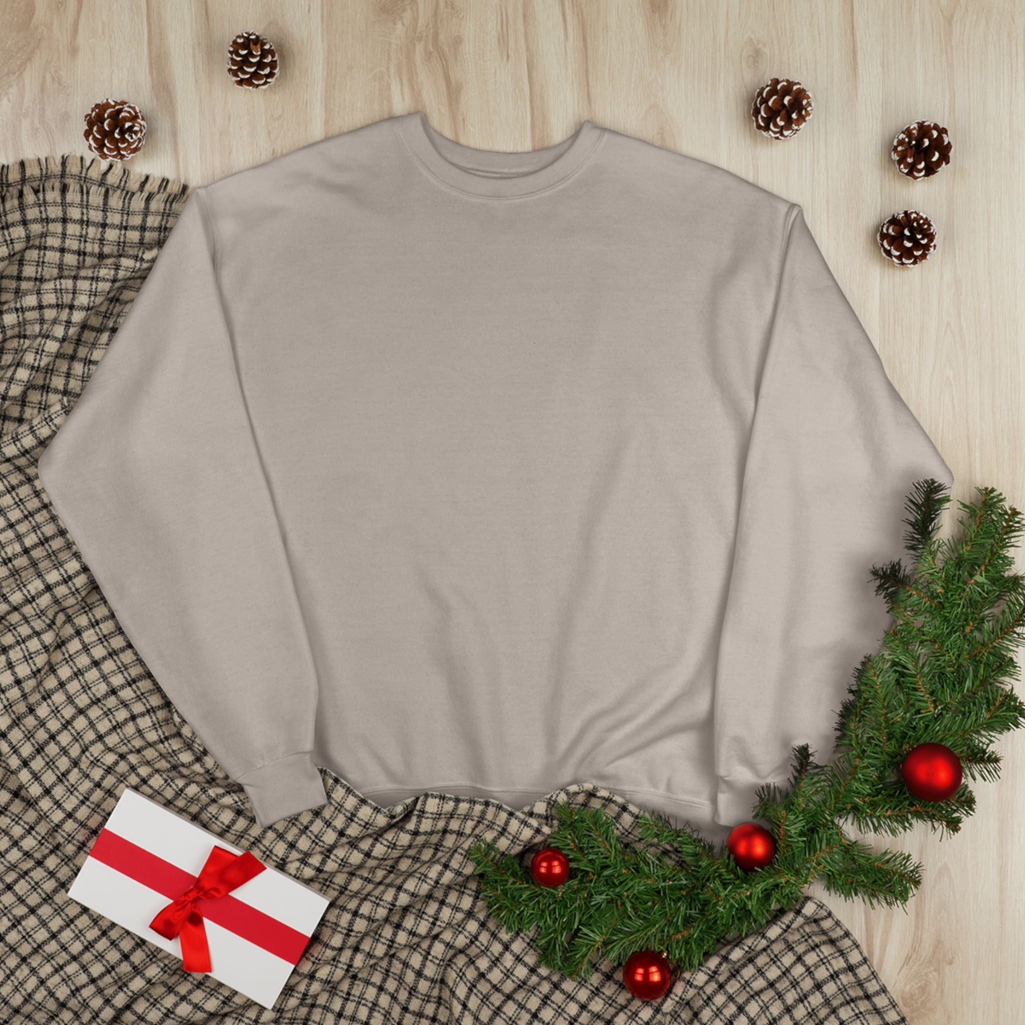 Classic White Crewneck Sweatshirt