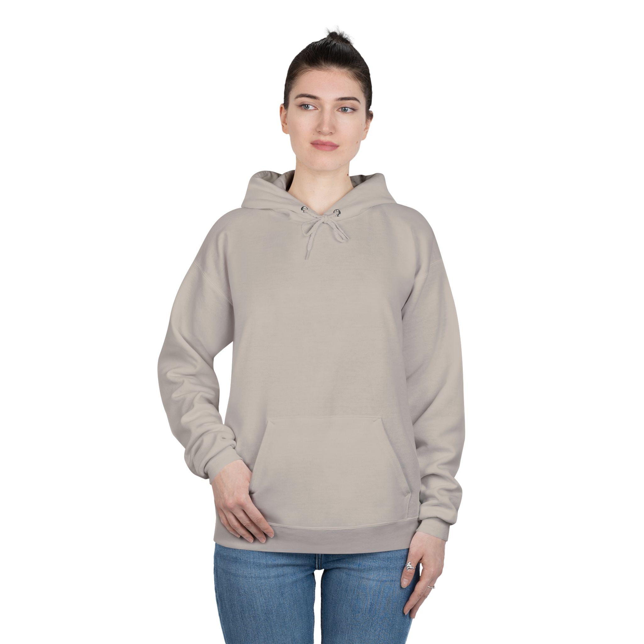 Eco-Friendly White Pullover Hoodie