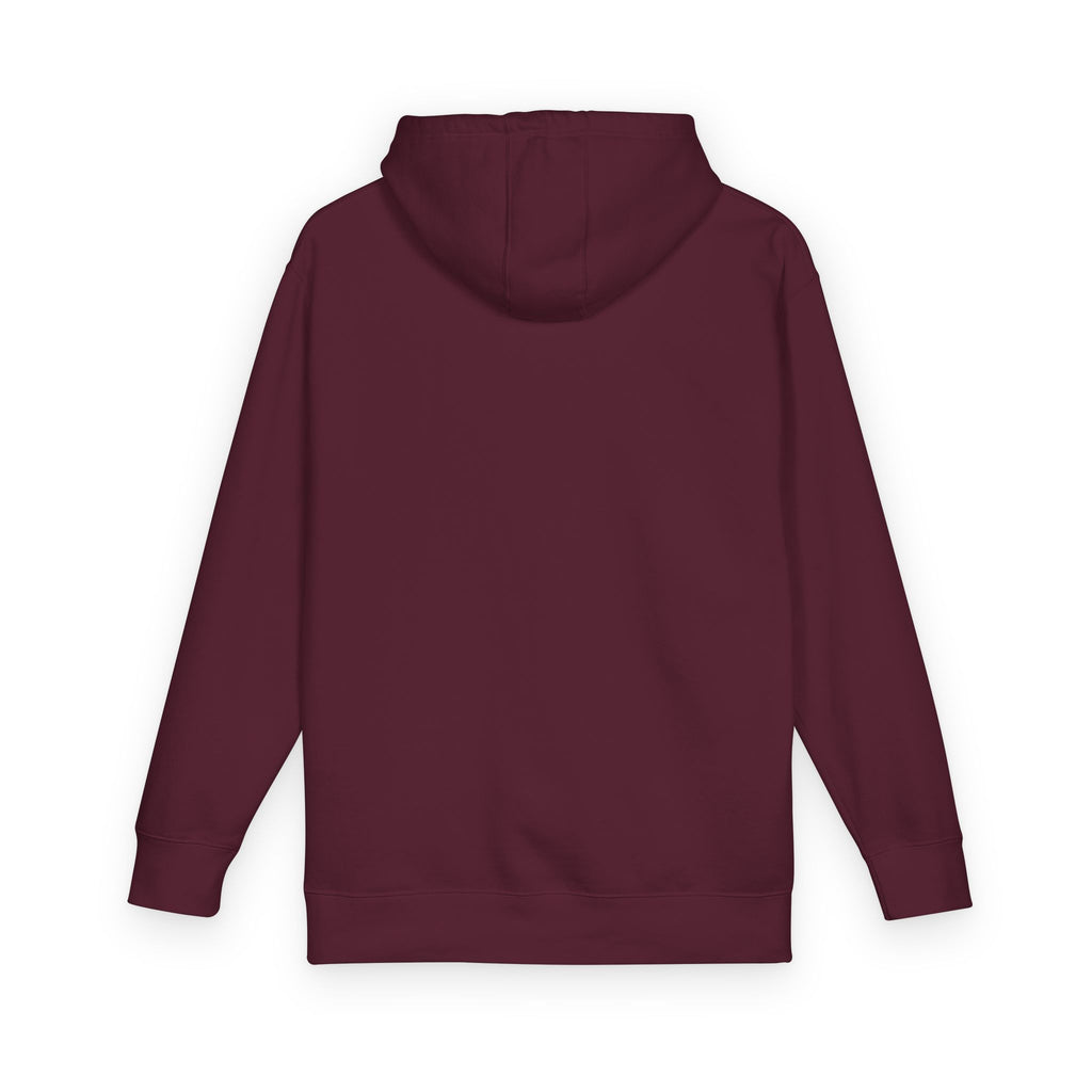 White Fleece Hoodie – Minimal Classic Pullover Hooded Sweatshirt