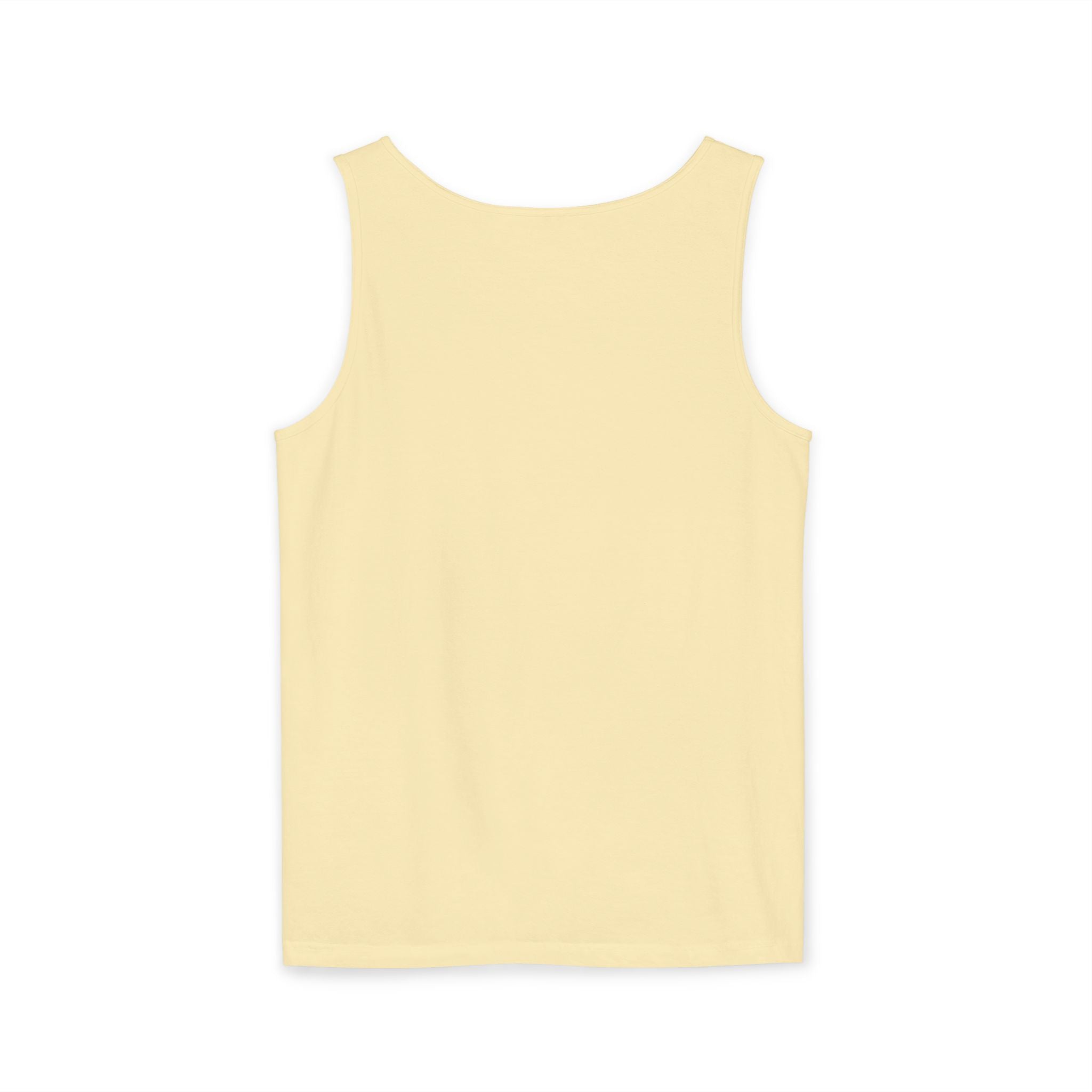 Classic White Tank Top — Everyday Garment-Dyed Casual Tank