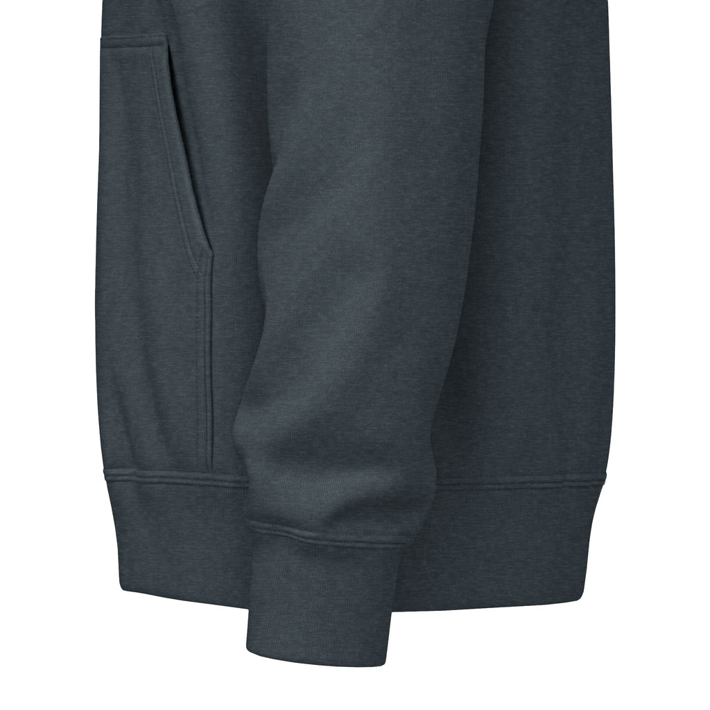Classic White Fleece Hoodie – Soft Midweight Pullover