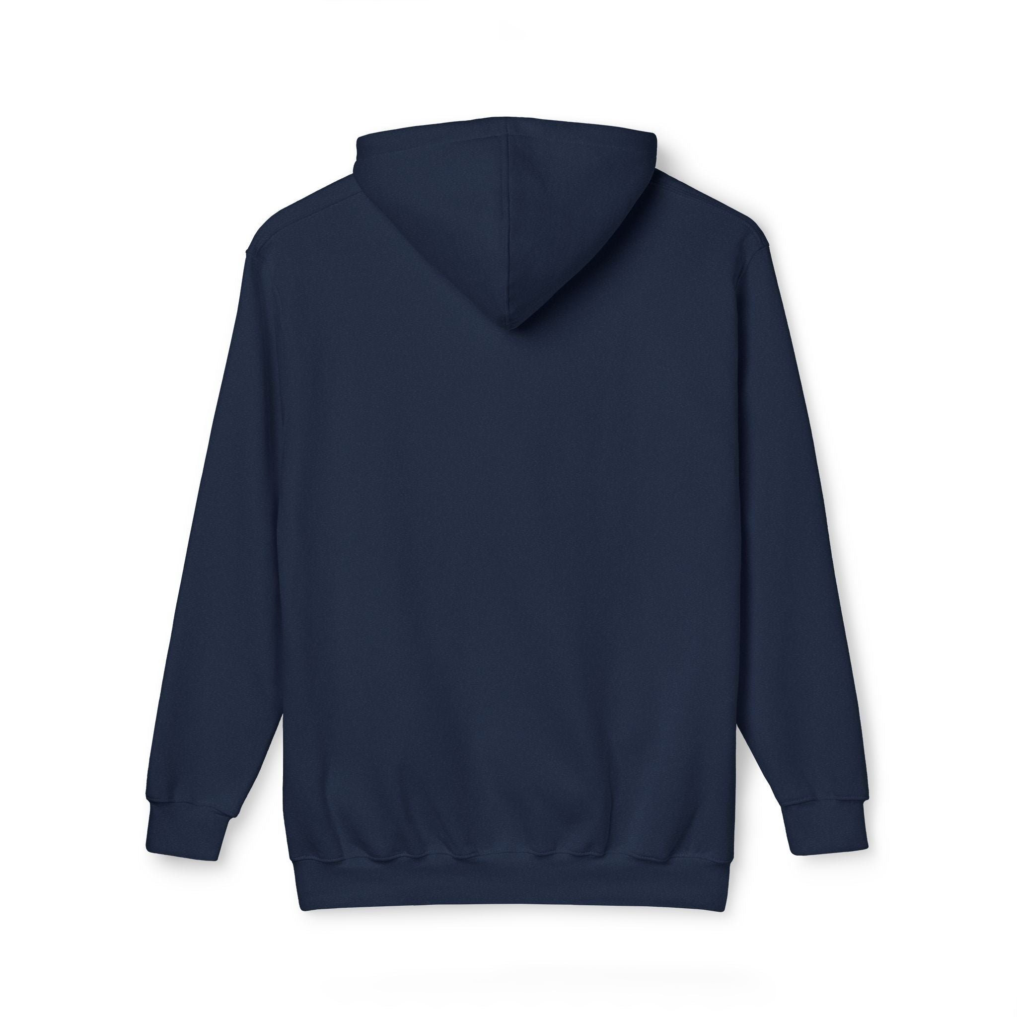 Classic White Hoodie — Made in USA Unisex Hooded Sweatshirt