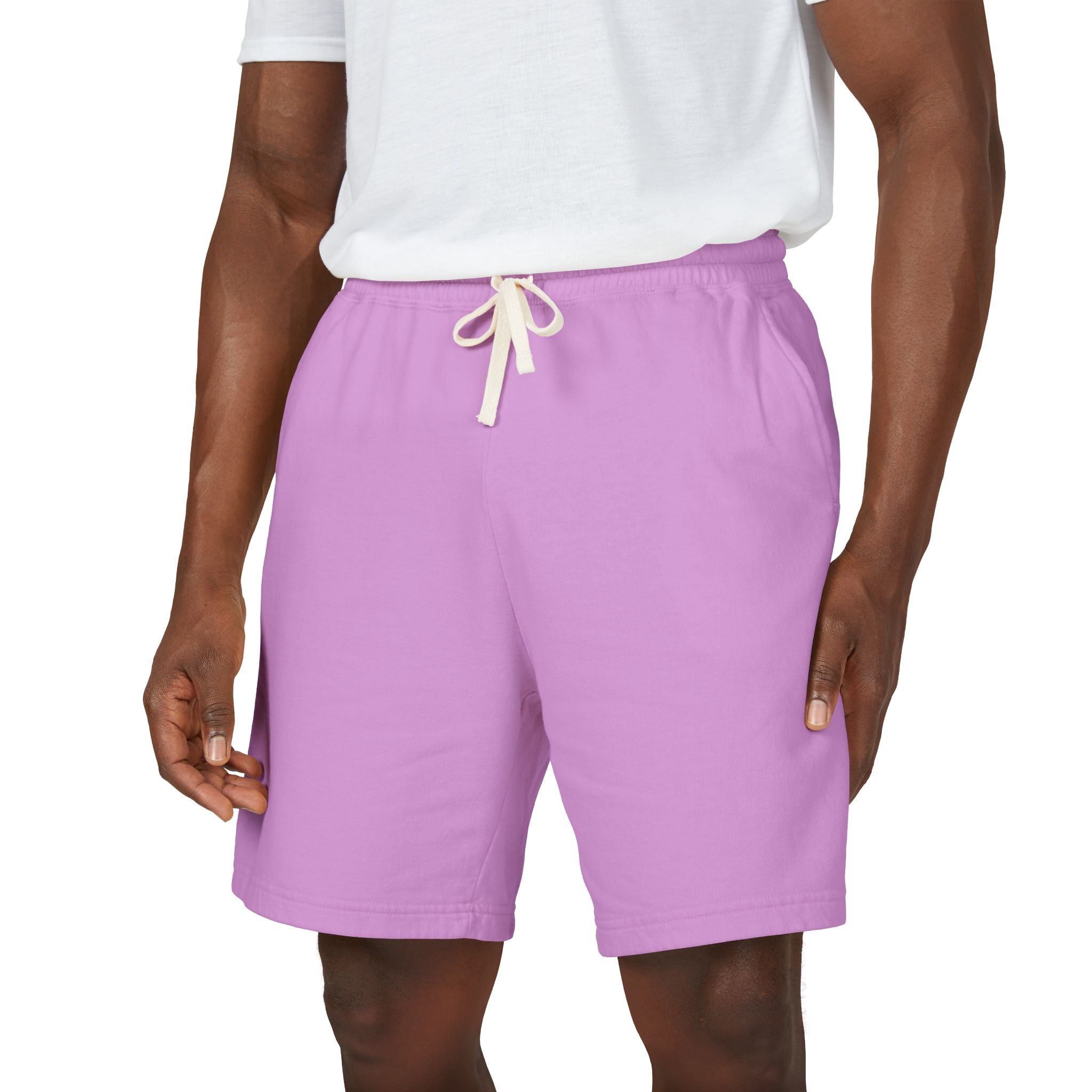 Unisex Garment-Dyed Lightweight Fleece Sweat Shorts