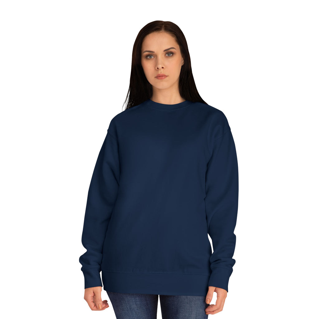 Crewneck Sweatshirt – Classic Coral Crew Sweatshirt, Cozy Everyday Pullover