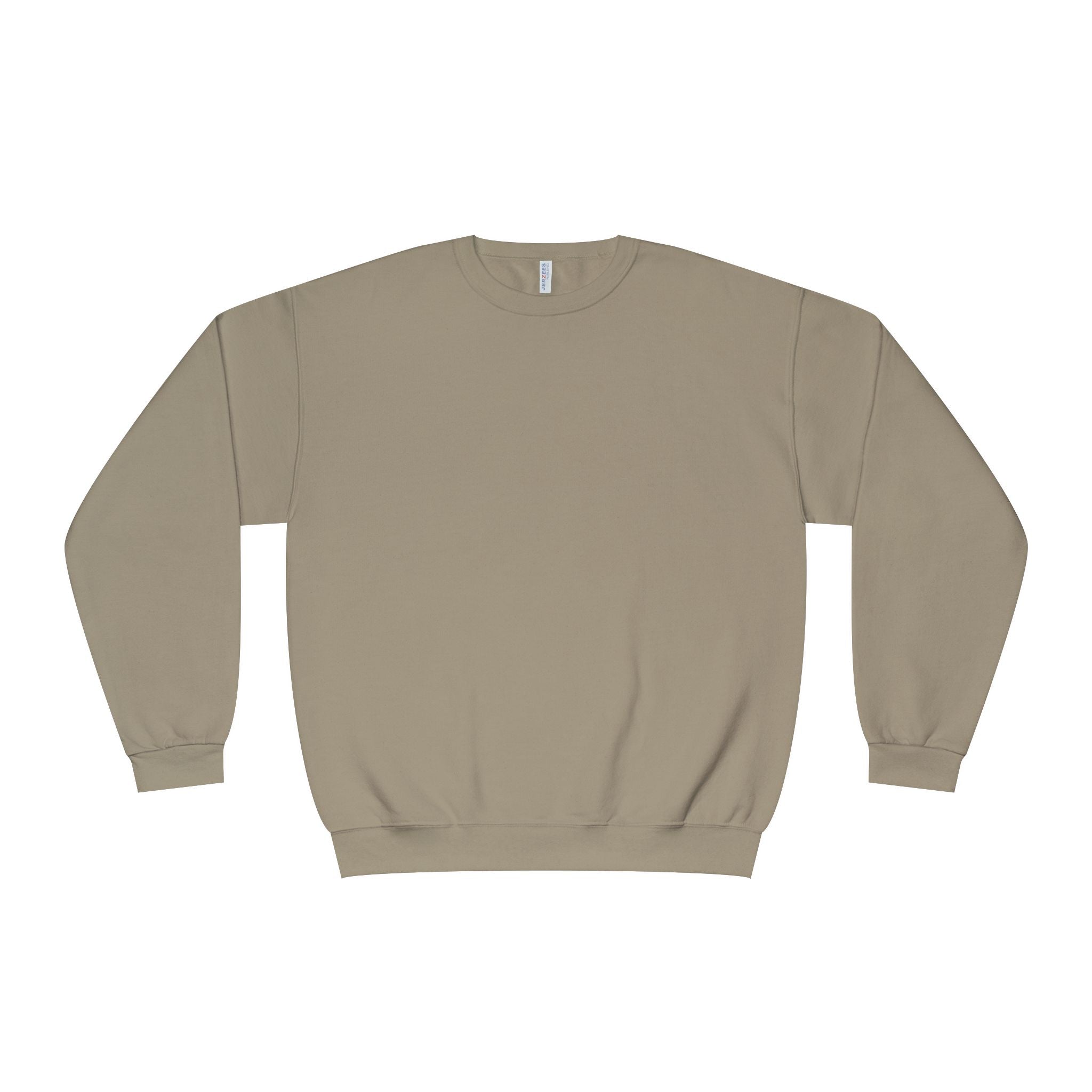 Classic White Crewneck Sweatshirt — Unisex Pullover