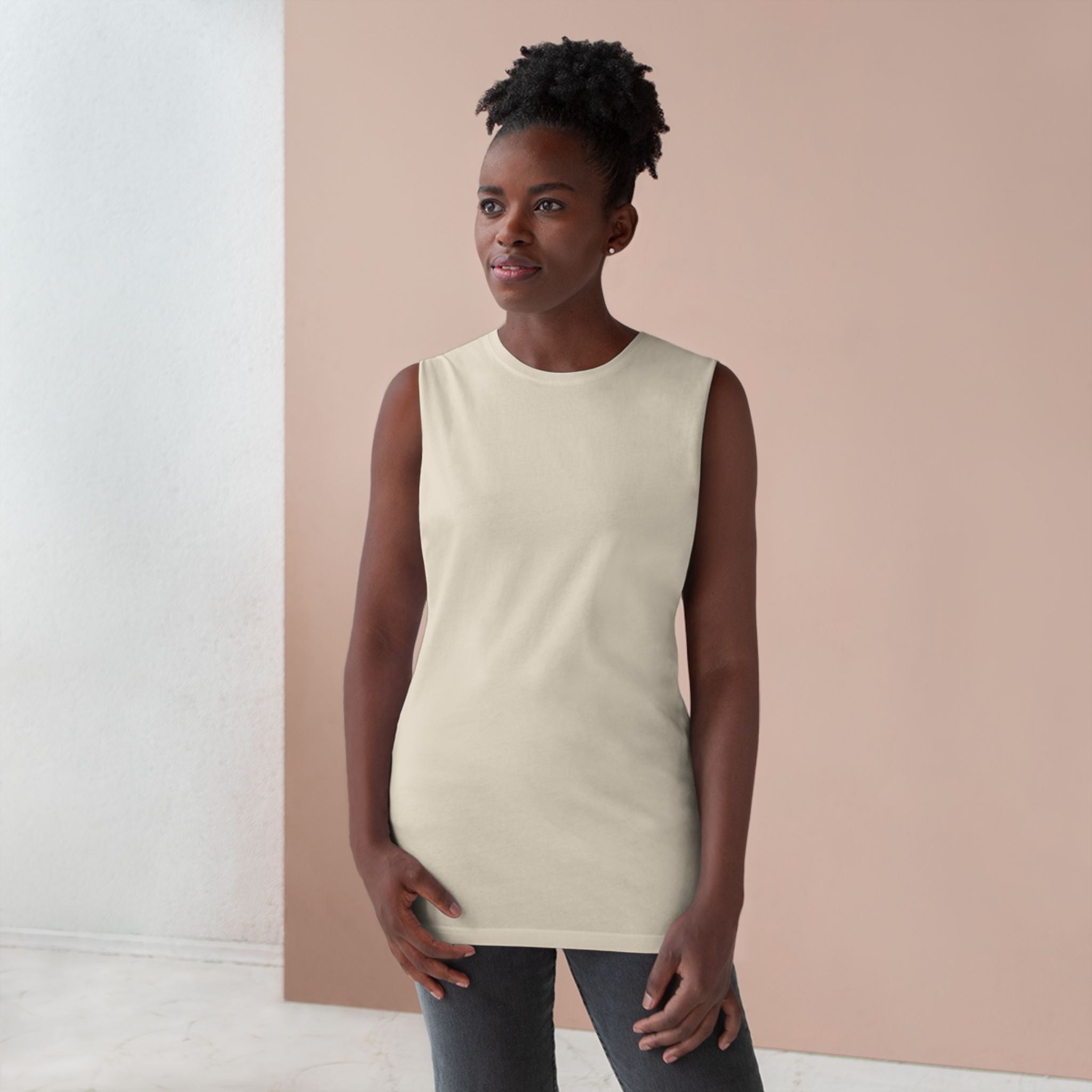 Barnard Tank Top — Classic Sleeveless White Tank