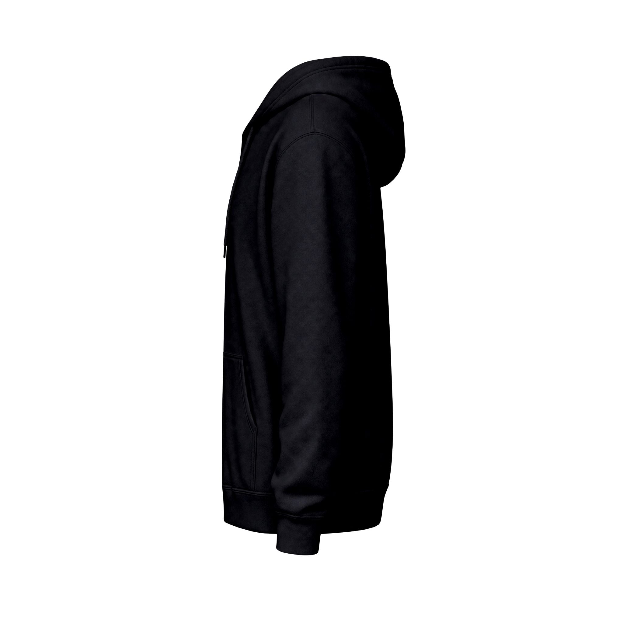 Classic White Fleece Hoodie – Soft Midweight Pullover