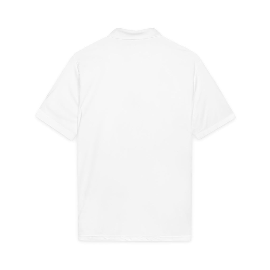 Men's White Performance Polo Shirt - Moisture-Wicking Sport-Tek Style