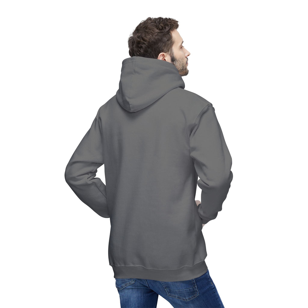 Classic White Hoodie — Made in USA Unisex Hooded Sweatshirt