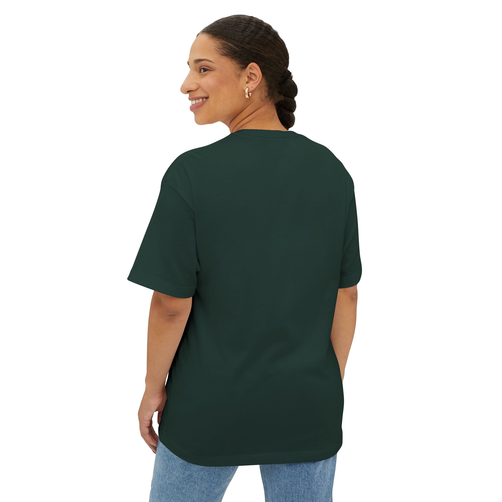 Oversized Boxy Tee — Minimal White Crewneck T-Shirt