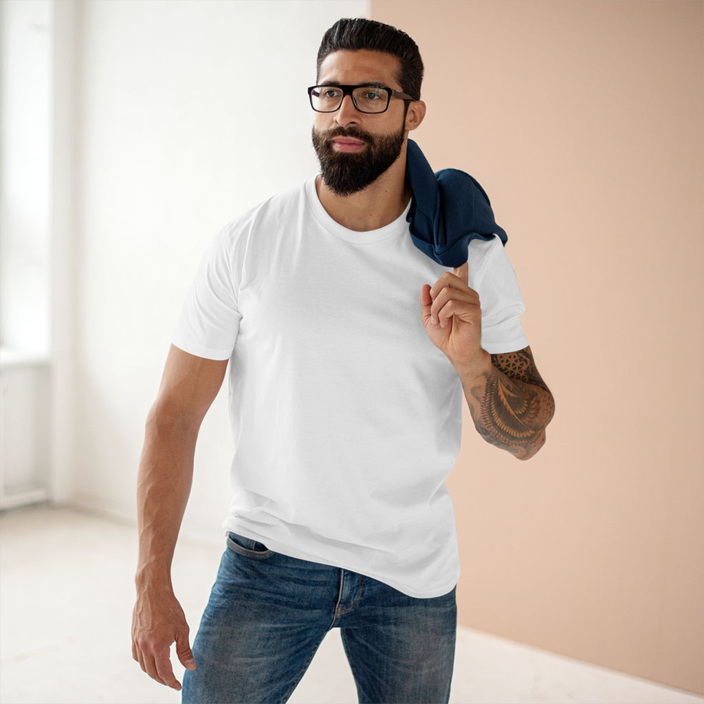 Classic White Tee — Adult Staple Crewneck T-Shirt