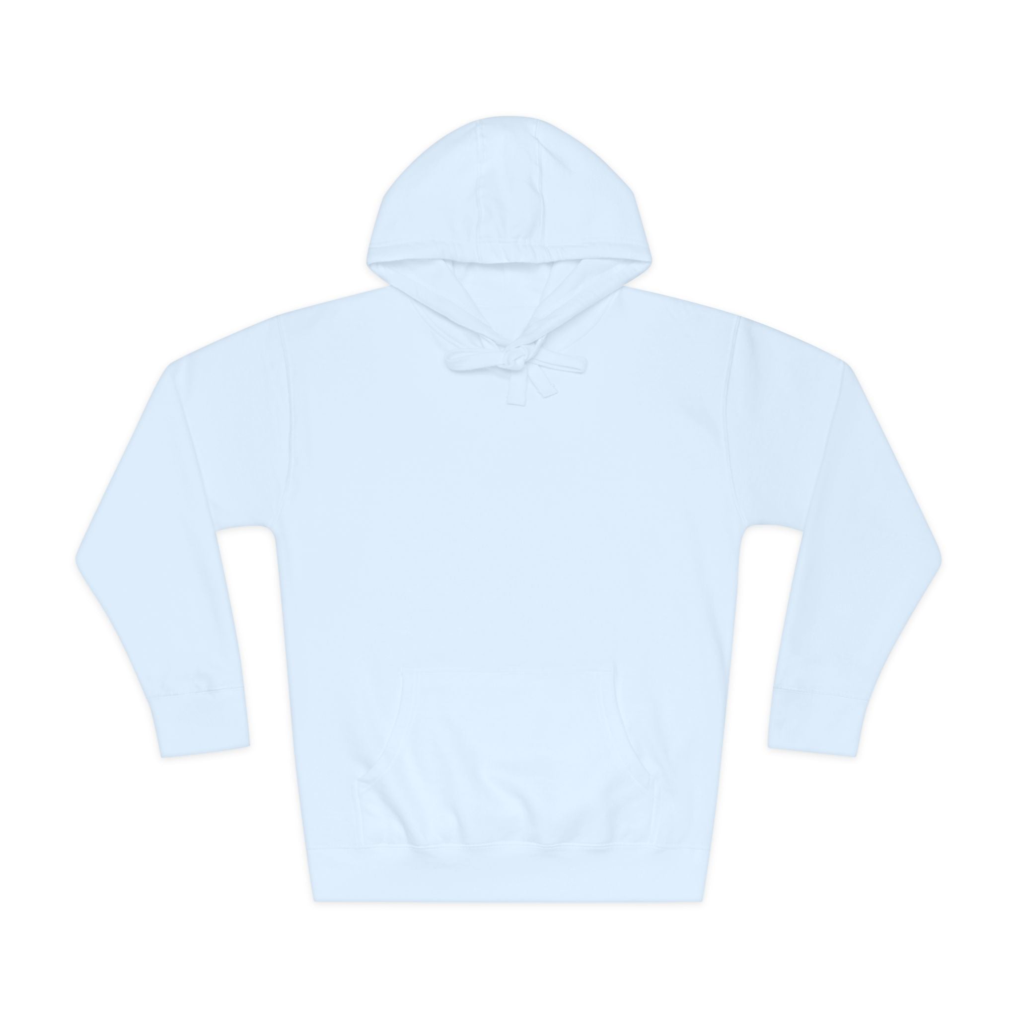 White Fleece Hoodie – Minimal Classic Pullover Hooded Sweatshirt